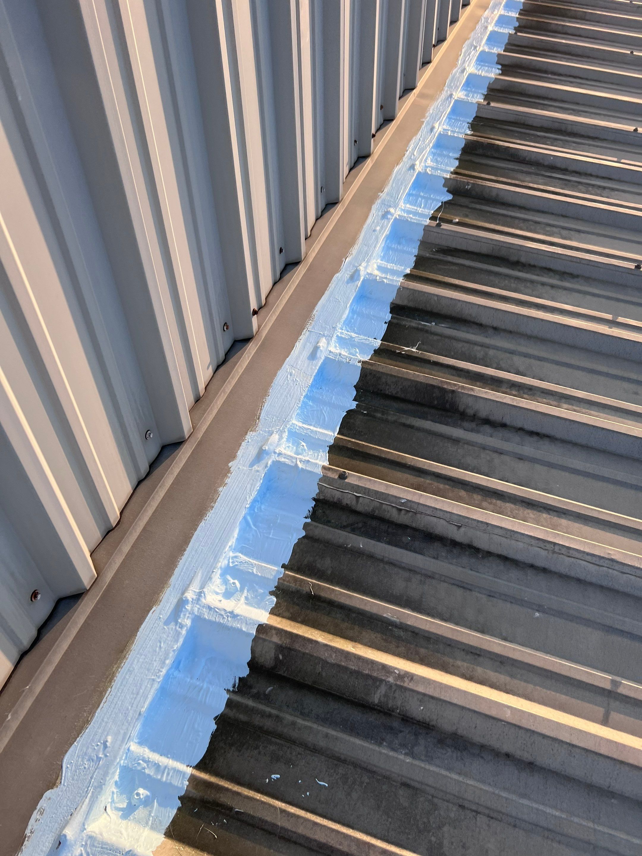Hail Damage using Metal by Roof Repair Company