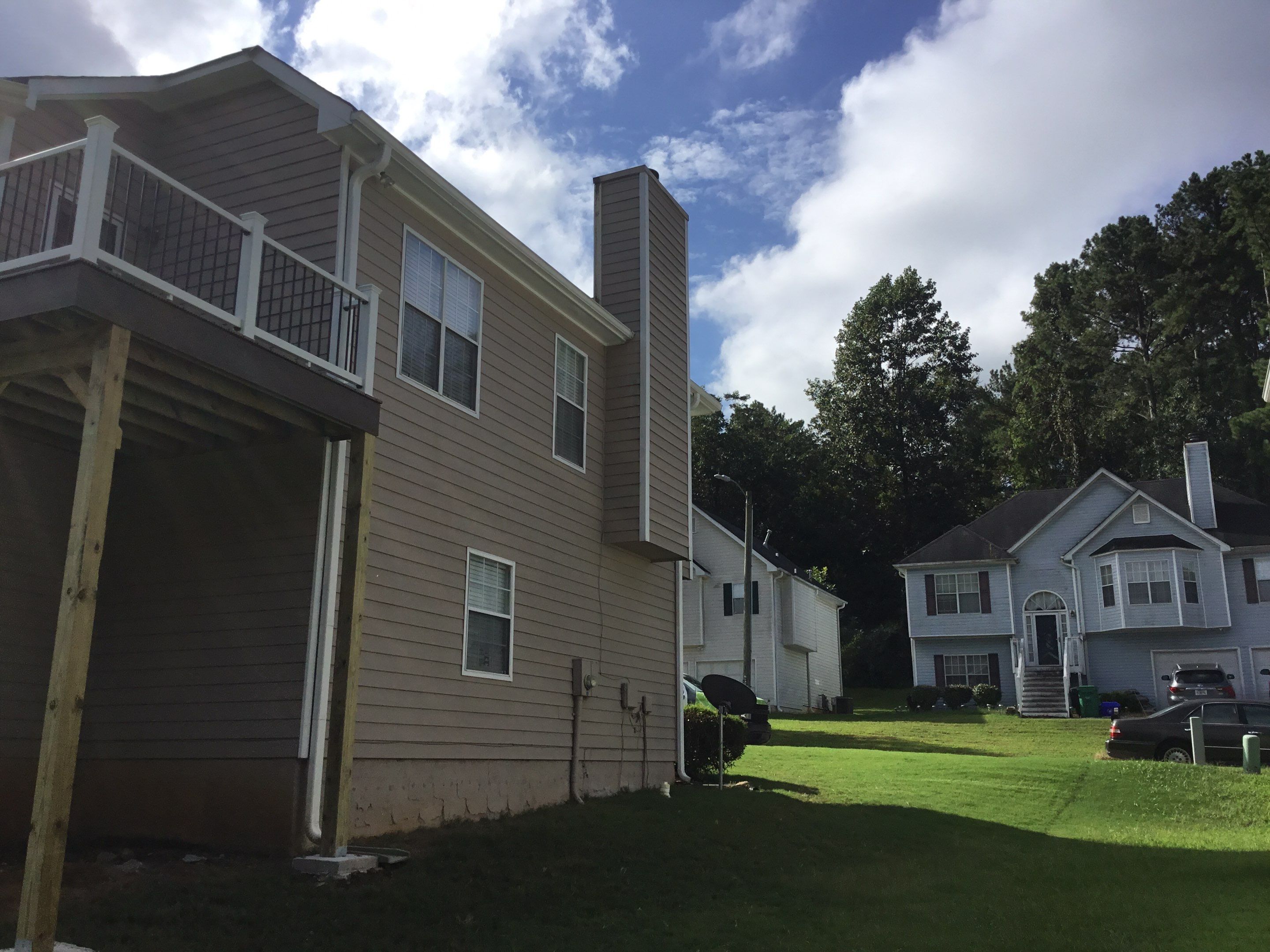 Exterior House Painting and Deck Structural Improvements in Ellenwood by Swift Home Renovations