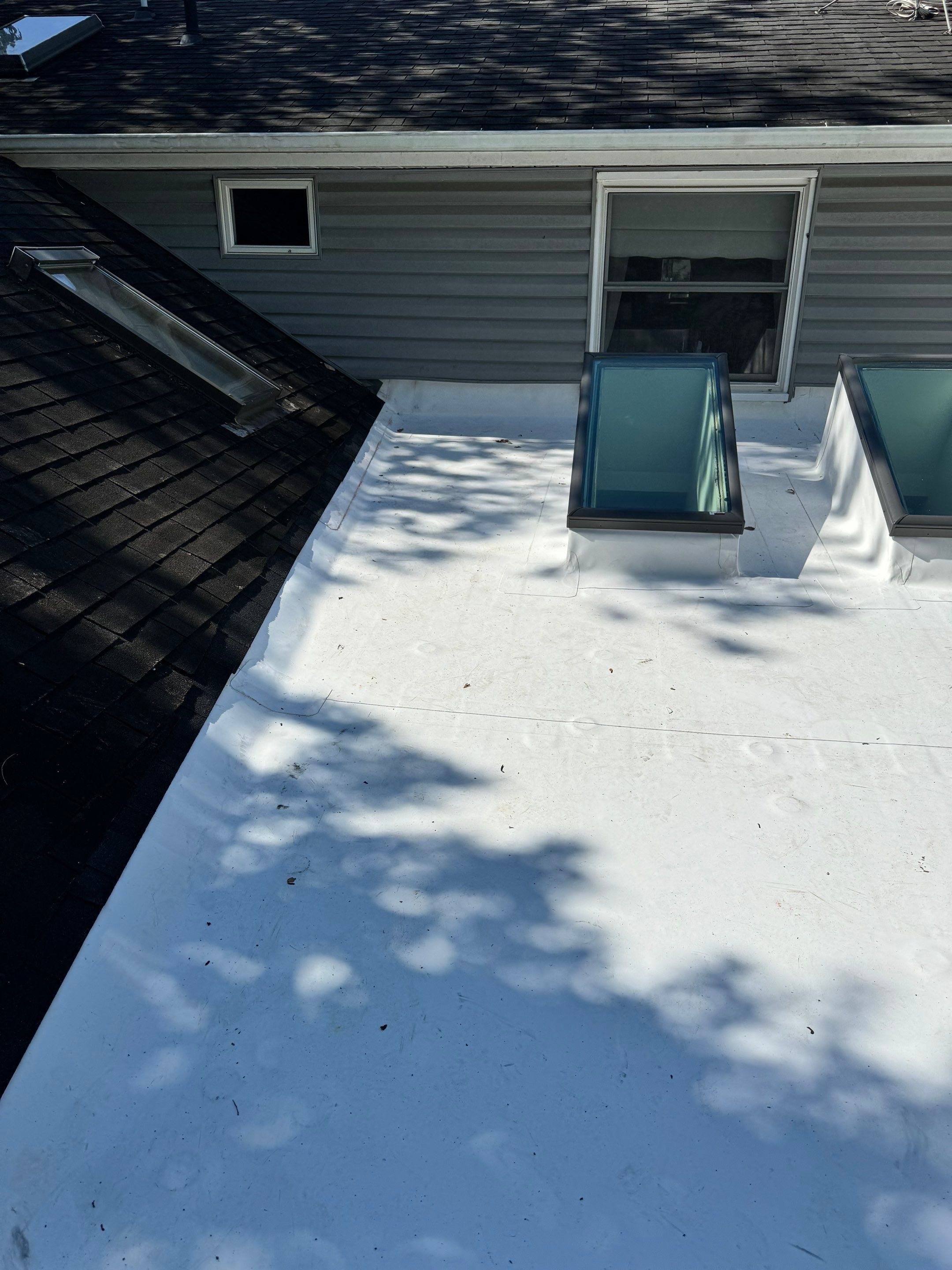 Alexandria: Residential Flat Roof Replacement with MuleHide TPO by RM Banning, Inc.