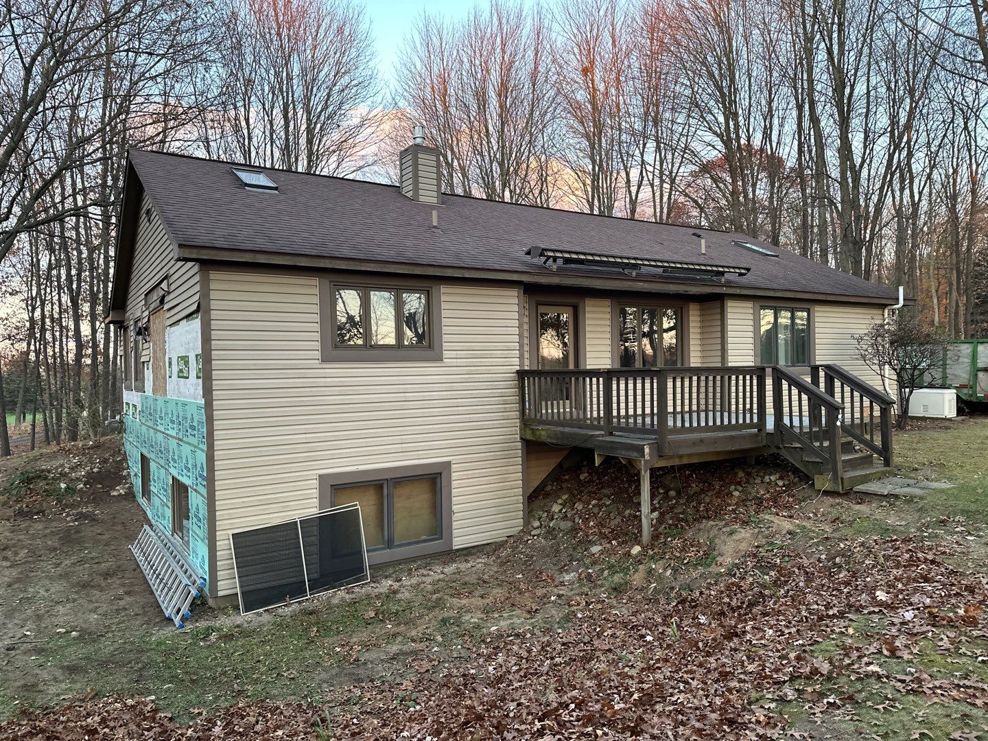 Siding Replacement using Alside S7 Cedar Mill Grain Composite by 180 Contractors