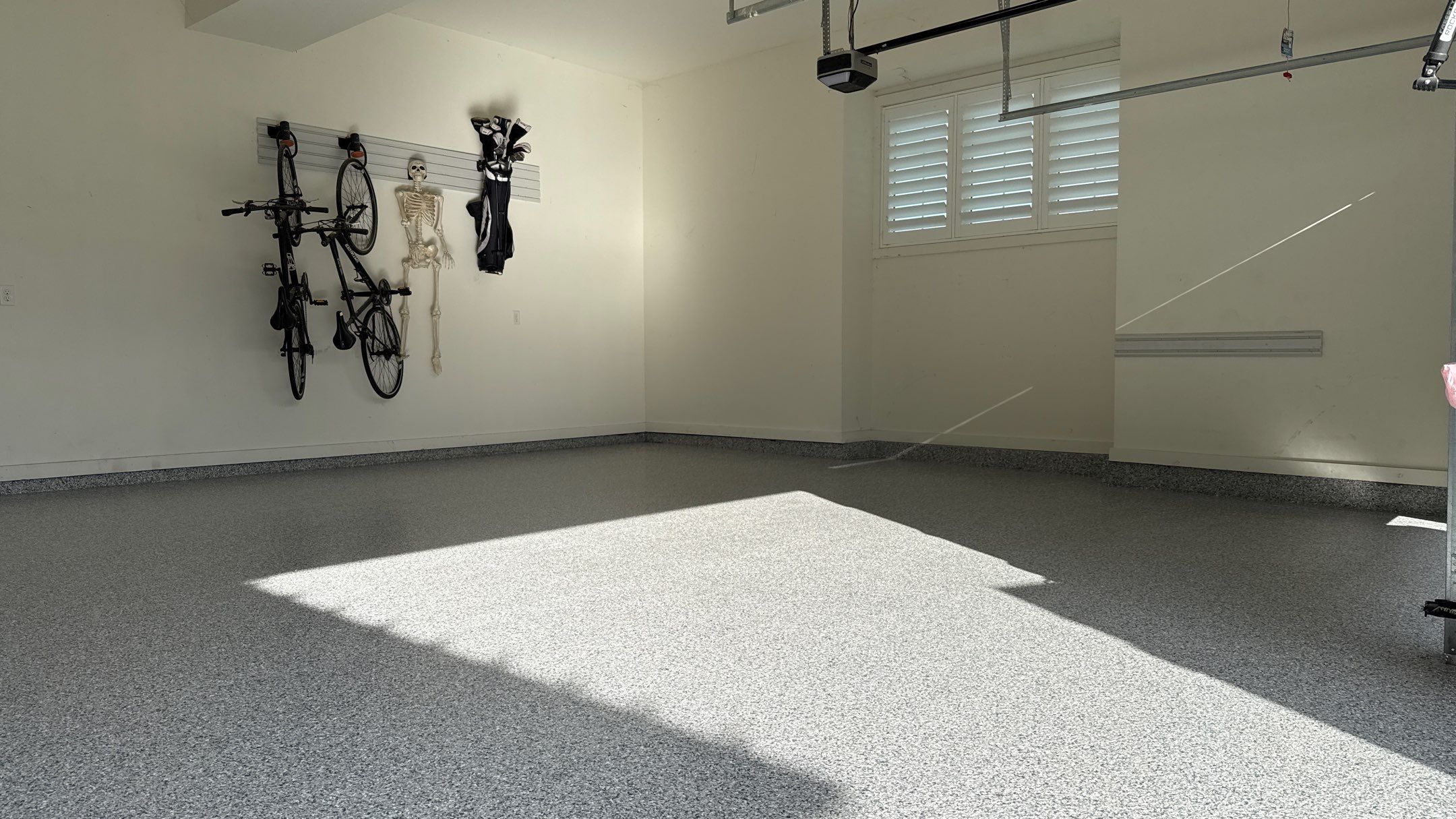 Nick's New Floor & Storage Looks Beautiful by Banner Garage