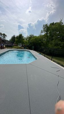 Pool Deck Project in Gibsonia