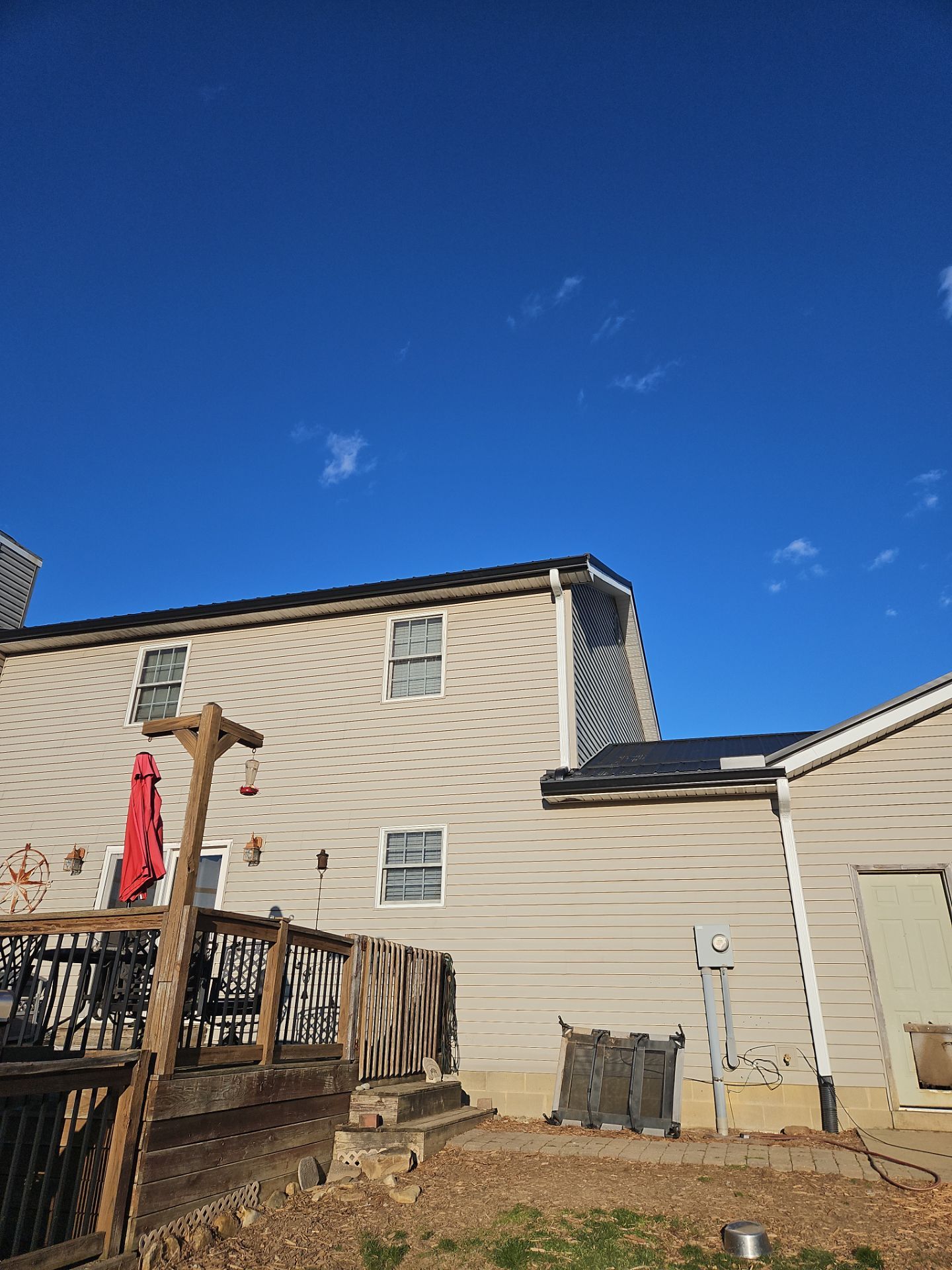 Residential Roofing Installation using Performance Panel Metal - Frost Black by RoofX 