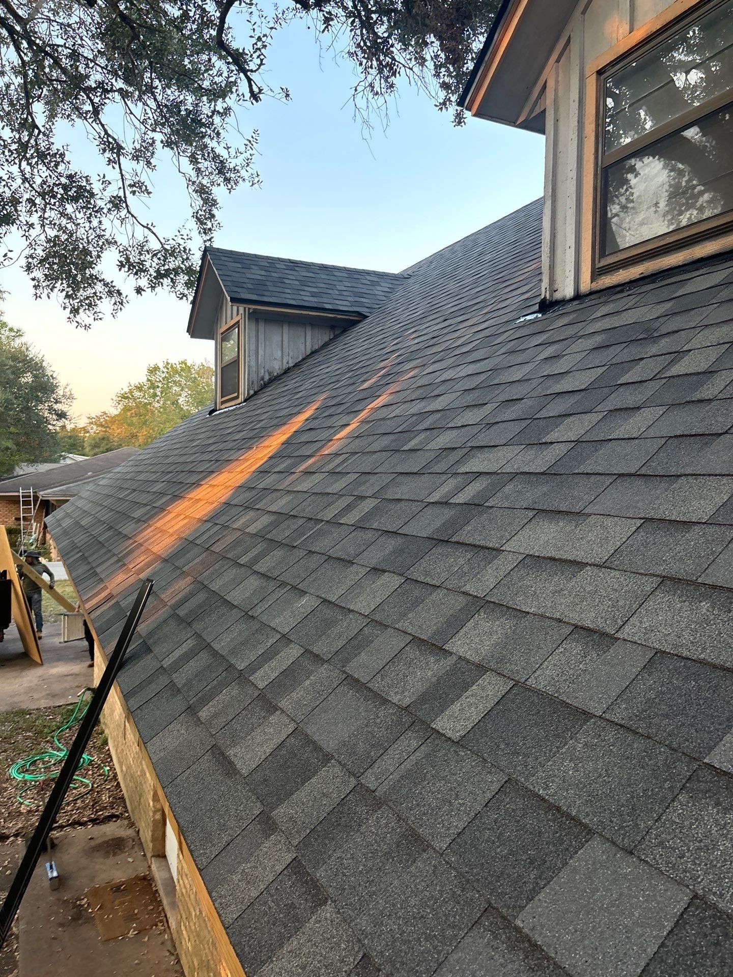 Residential Roofing Installation using Owen's Corning Duration (Lifetime) Shingles by Roof Repair Company