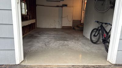 Concrete garage floor replacement