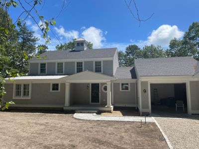 5" K-Style Gutters with Hover Continuous Gutter Hanger Installed in Marstons Mills