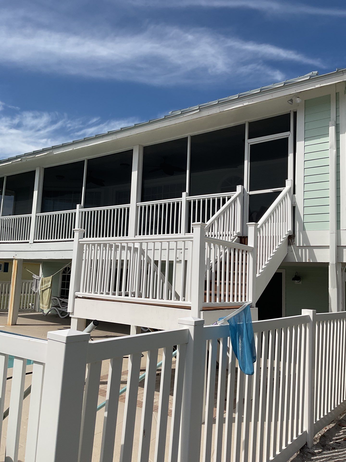 3x4 elbow Downspouts in Sanibel FL by Gutter Professors