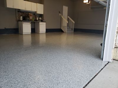 West Des Moines Slate Stone Garage