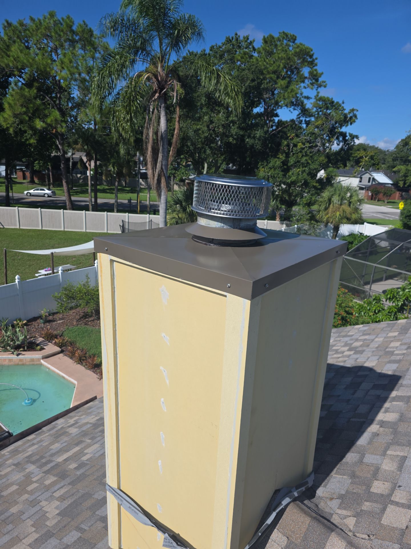 Chimney Chase Pan Replacement by Hygienic Air, Inc
