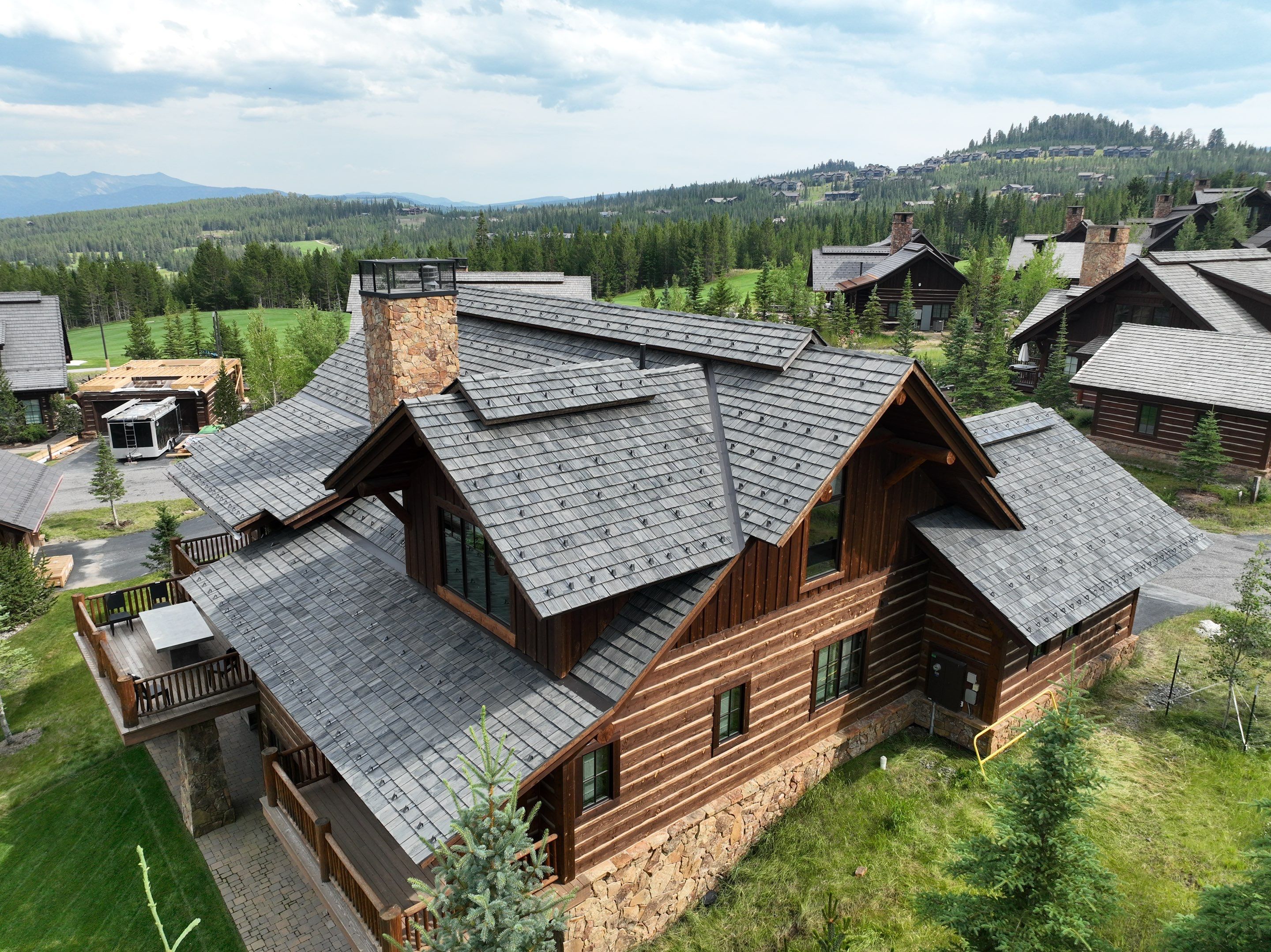 Brava Shake - Canyon Gray  by Montana Roofing Solutions