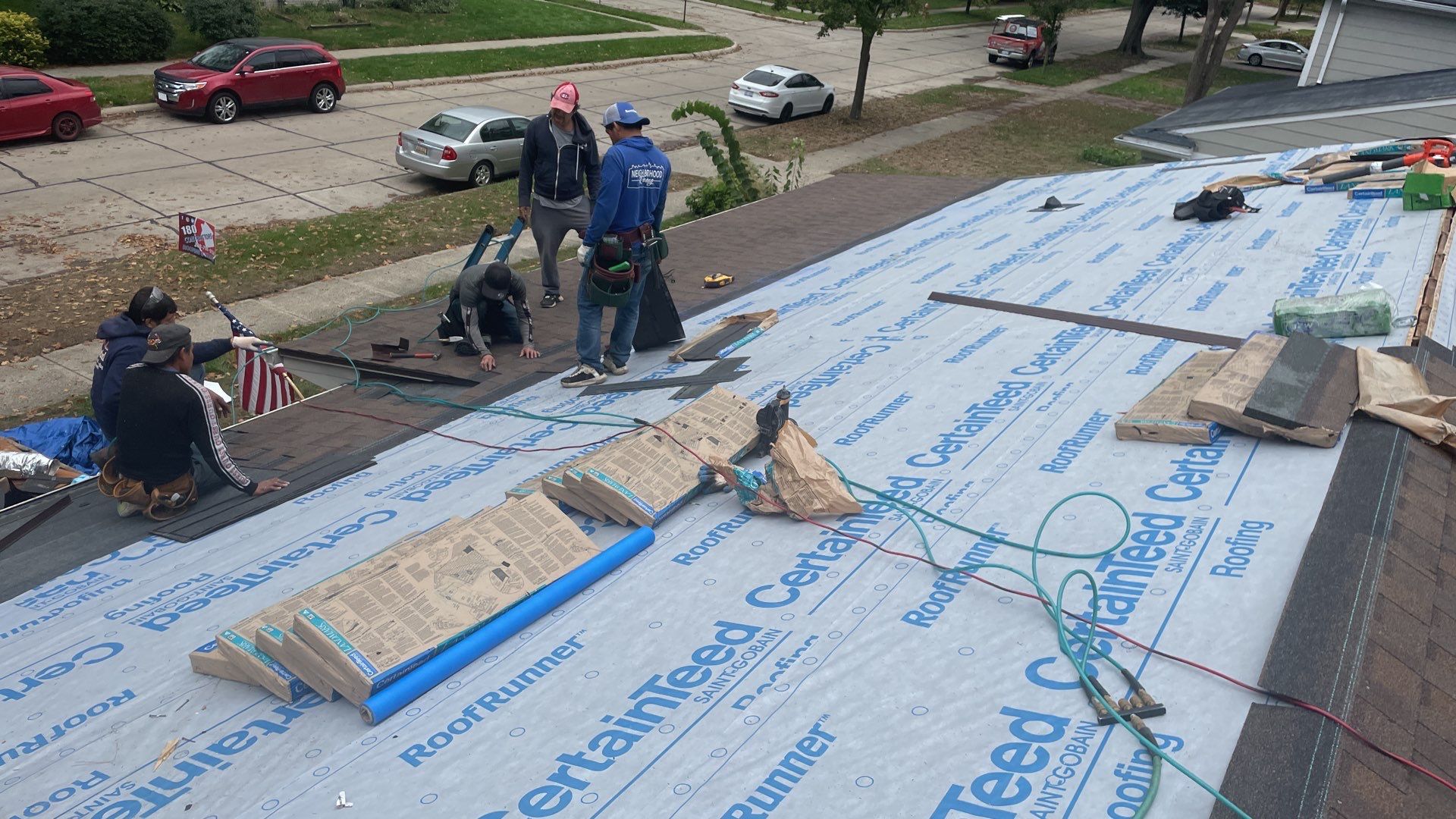 Roof Replacement using CertainTeed Landmark by 180 Contractors