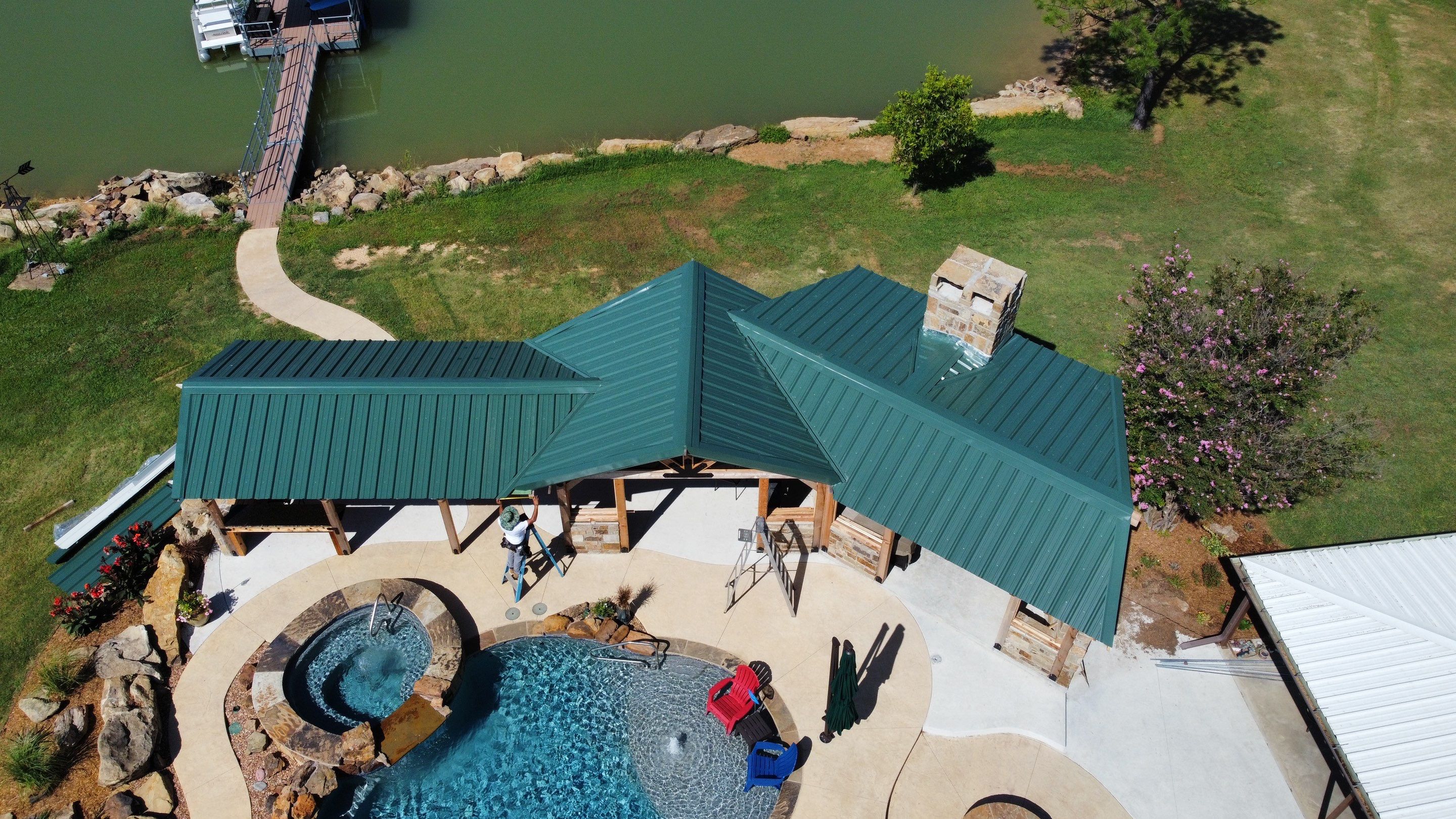 Roofing a Small Paradise by BANA Roofing and Solar Supply