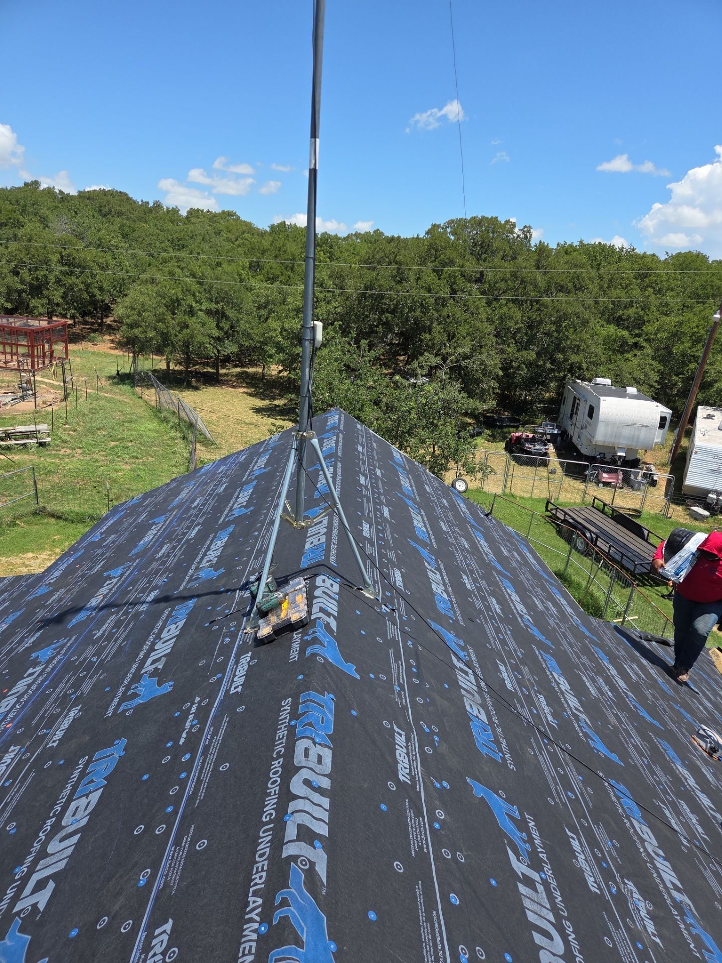 Project in Bowie by Lonestar Roofing and Restoration LLC.