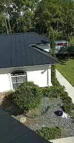 24ga 1" Nail-Strip Matte Black by Total Roofing System The Metal Roof Experts