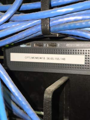 Structured cabling installation by CimaSolutions