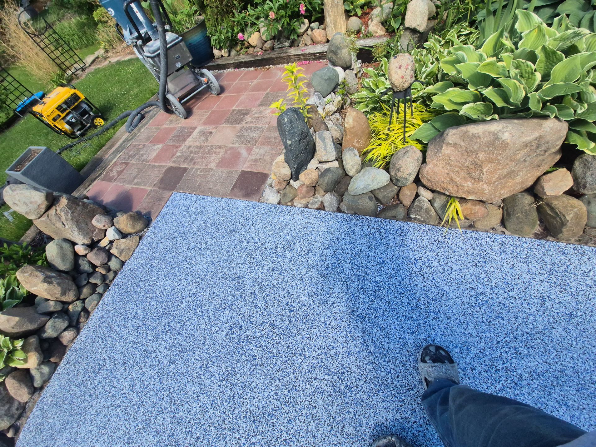 Freeland Outdoor Patio by Wise Coatings of Central Michigan