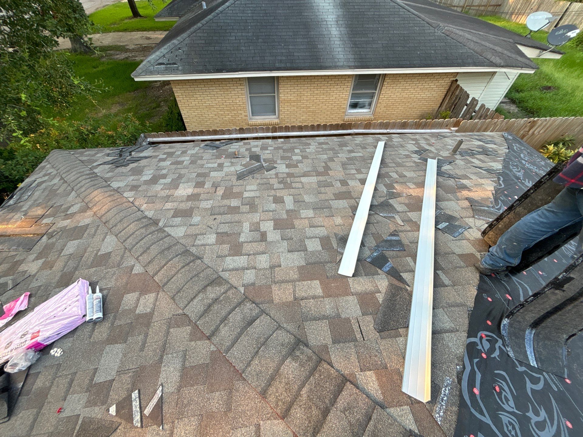 Residential Roofing Repair using Owen's Corning Duration (Lifetime) Shingles by Roof Repair Company