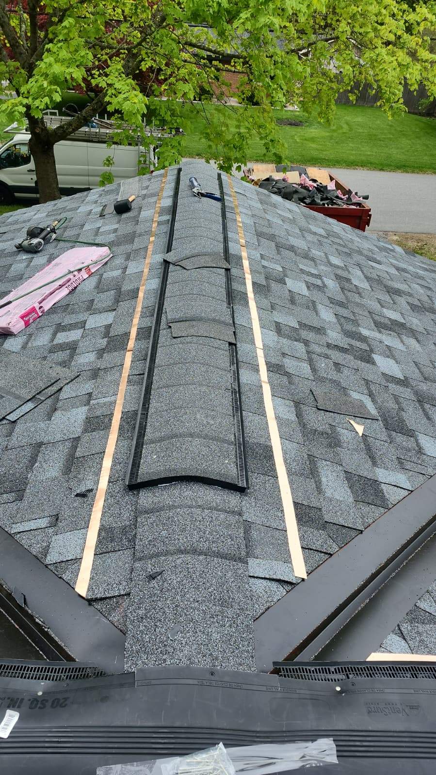 Roof Replacement + Ice Belt + Metal Valleys | Chelmsford, MA by Mighty Dog Roofing of Greater Middlesex County