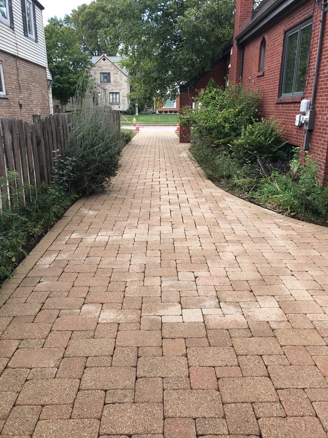 Brick paver clean, sand and seal.  using Surebond SB-1300 by Northern Power Washing LLC.