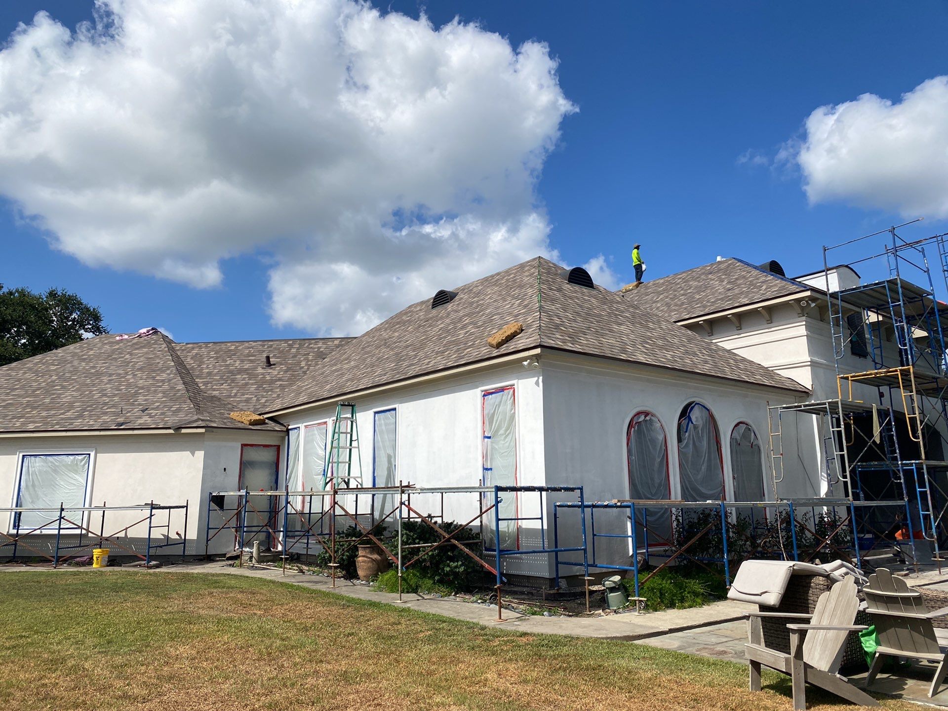 Residential Roof Installation with Hecker Clay Ridge Caps by CTL Pro Construction LLC