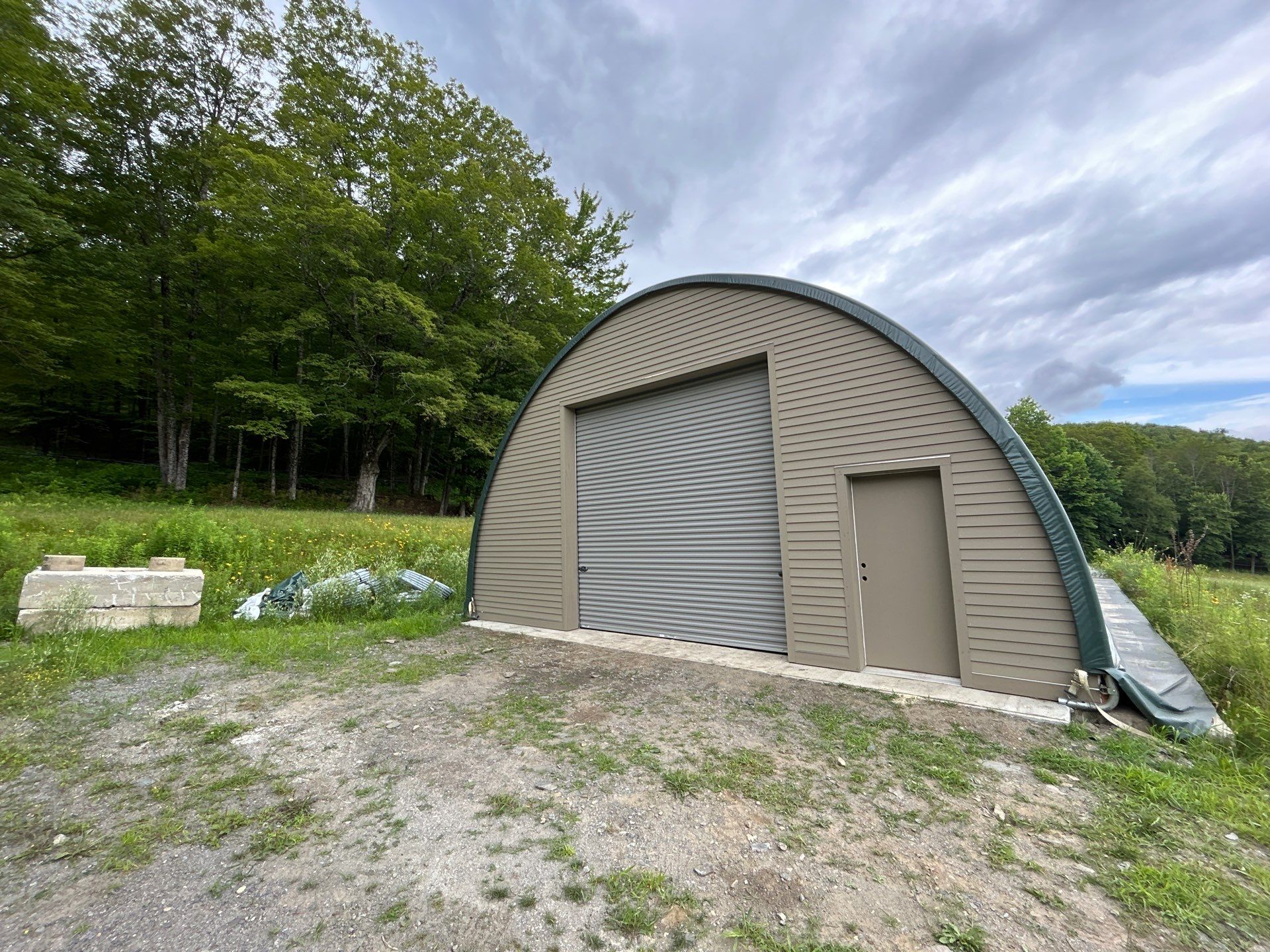 Door Installation using Tractrite Rollup Commercial Garage Door by Keene Door