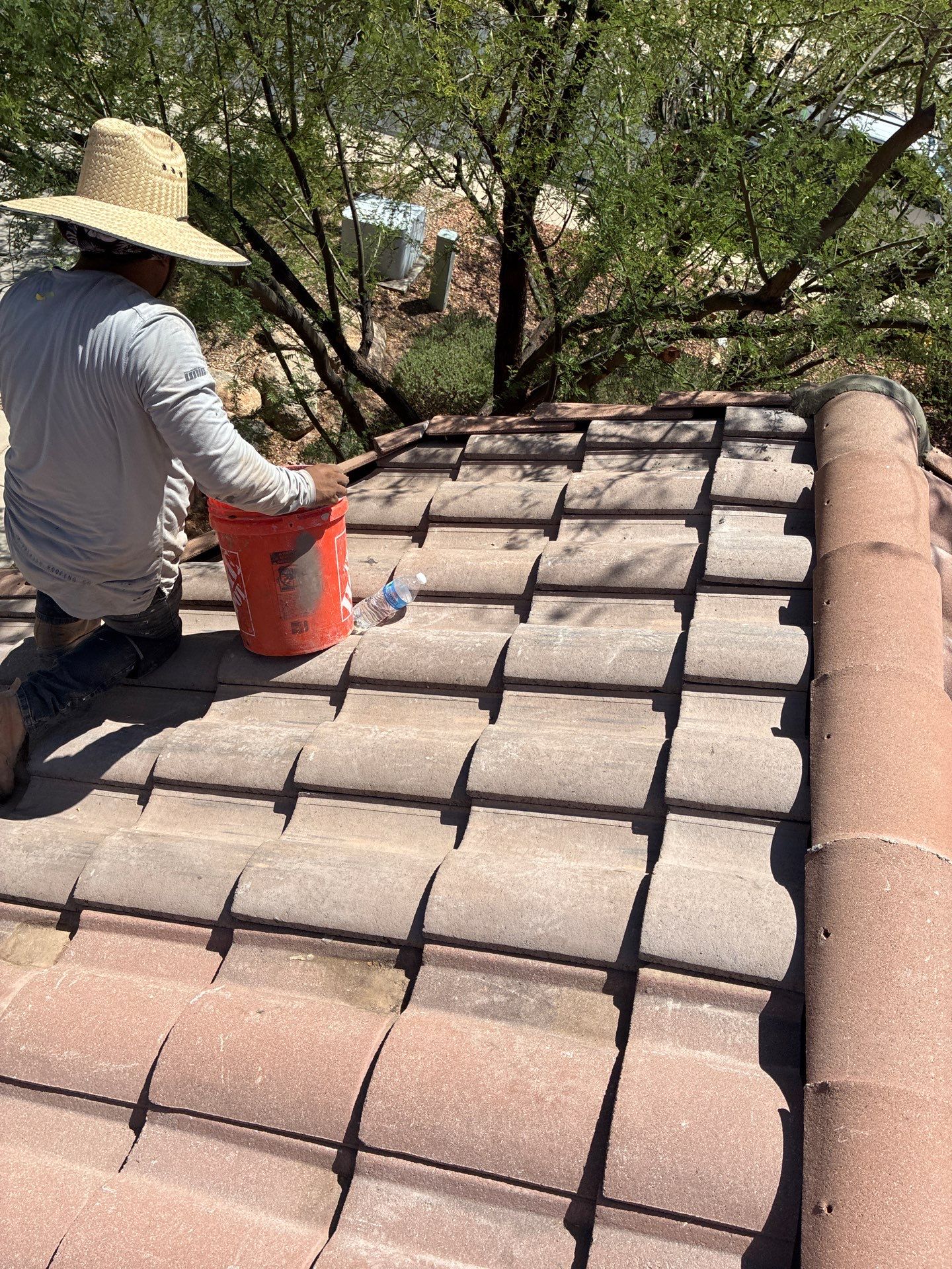Tile Reset using Concrete Tiles in Gold Canyon by Weather-Tite Roofing