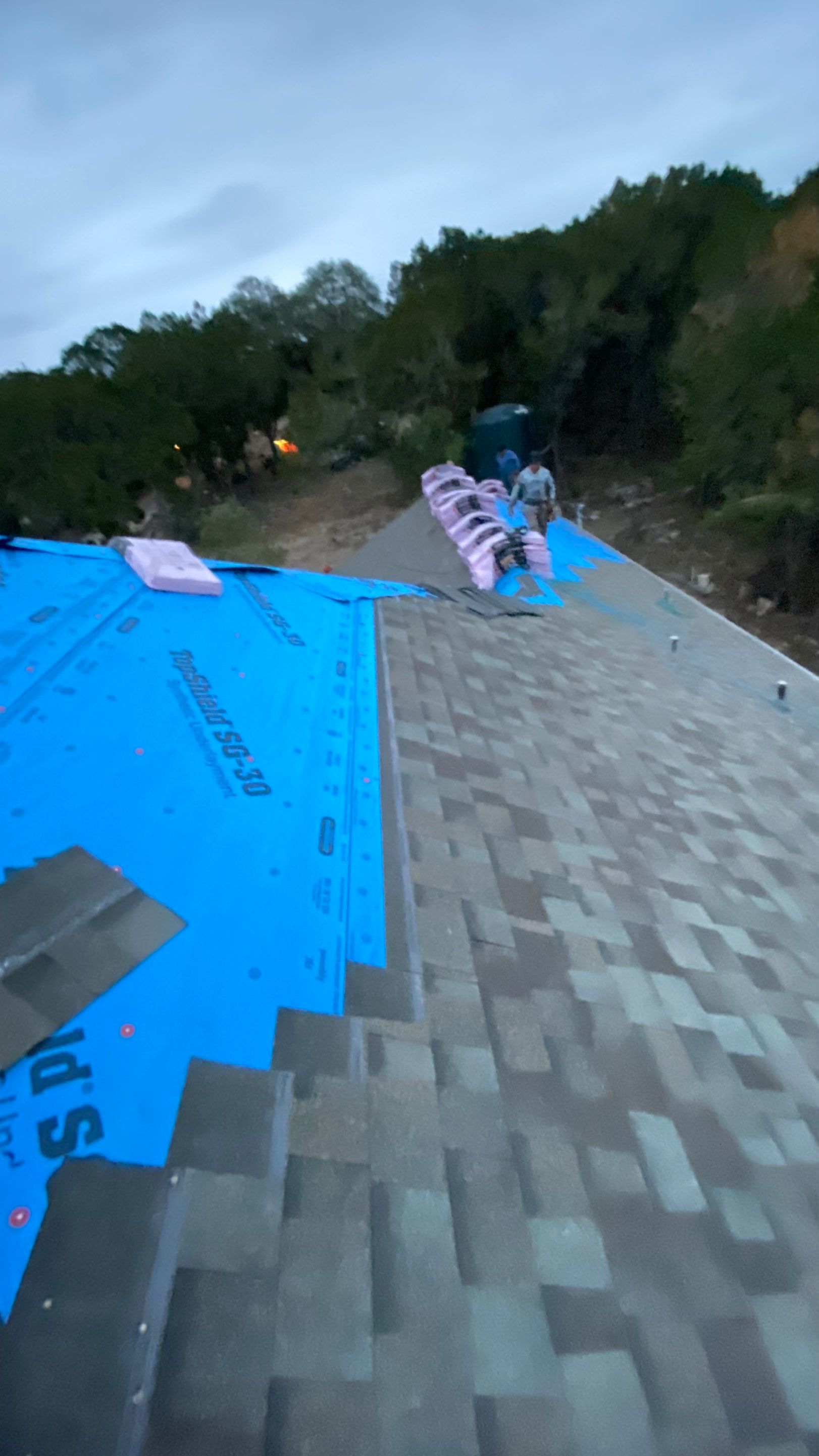 Residential Roof Replacement using Owens Corning 30 year Architectural Shingles by Premier Roofing and Contracting