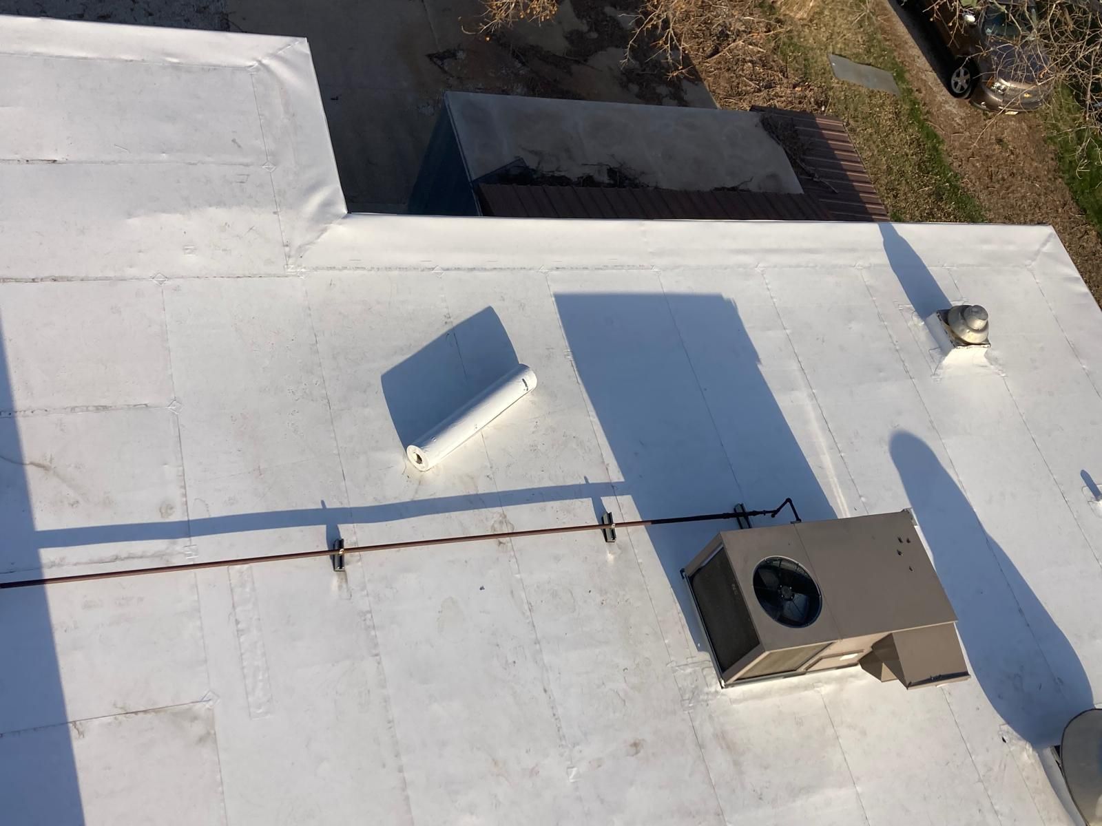 Commercial Roofing Installation using DURO LAST TPO  by Grell Roofing, LLC