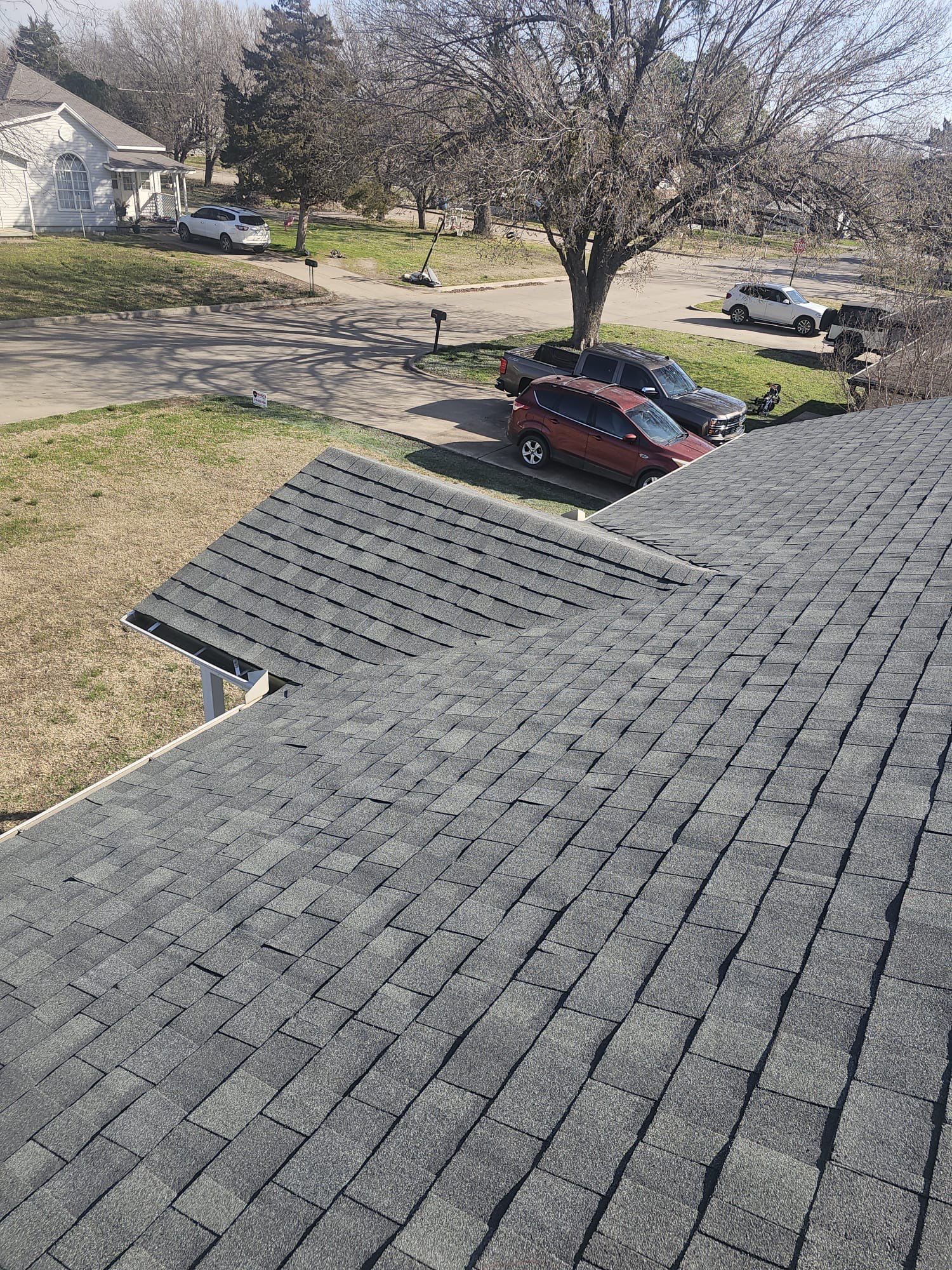 Storm damage restoration project by In & Out Construction & Remodeling, LLC