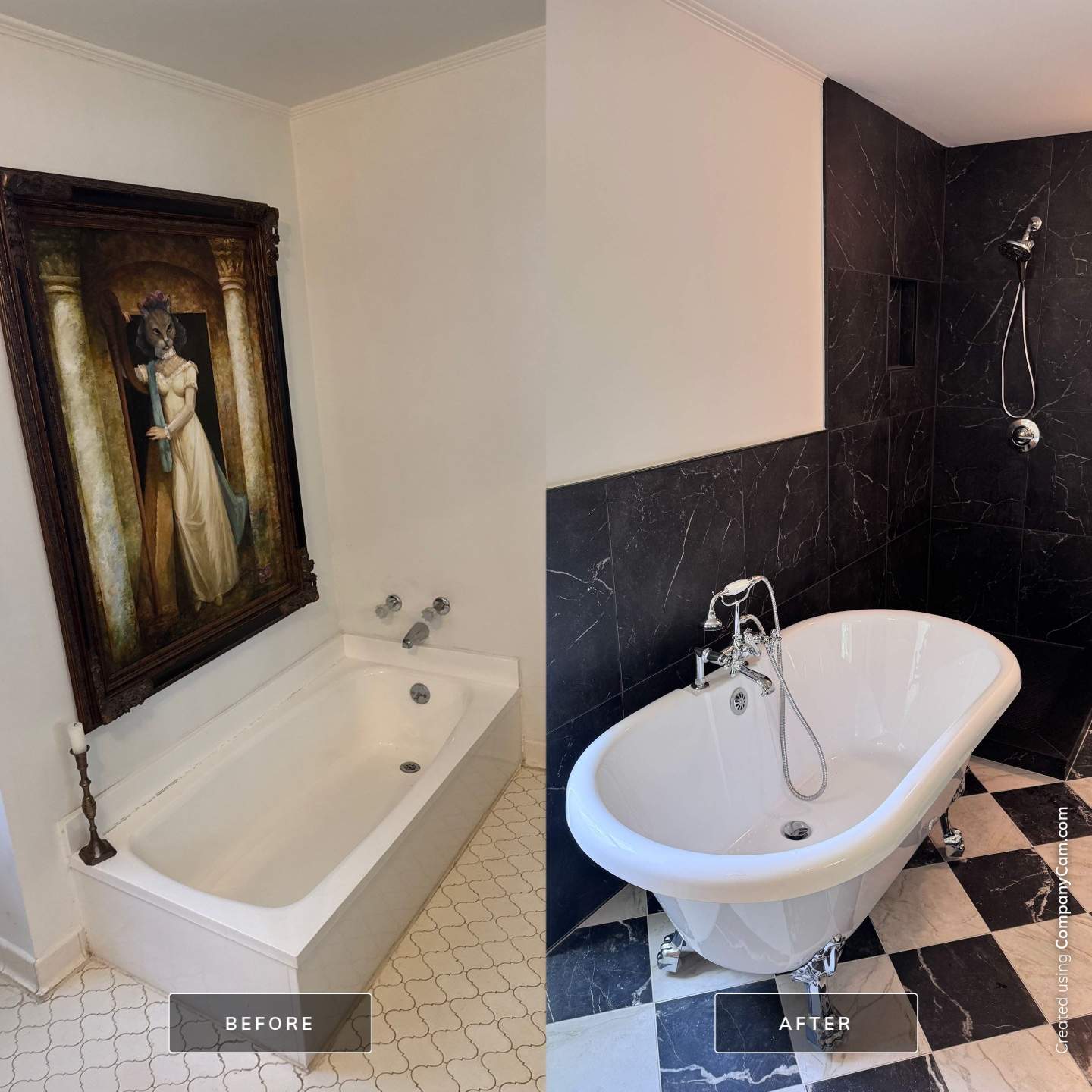Master bathroom renovation by Prudencio