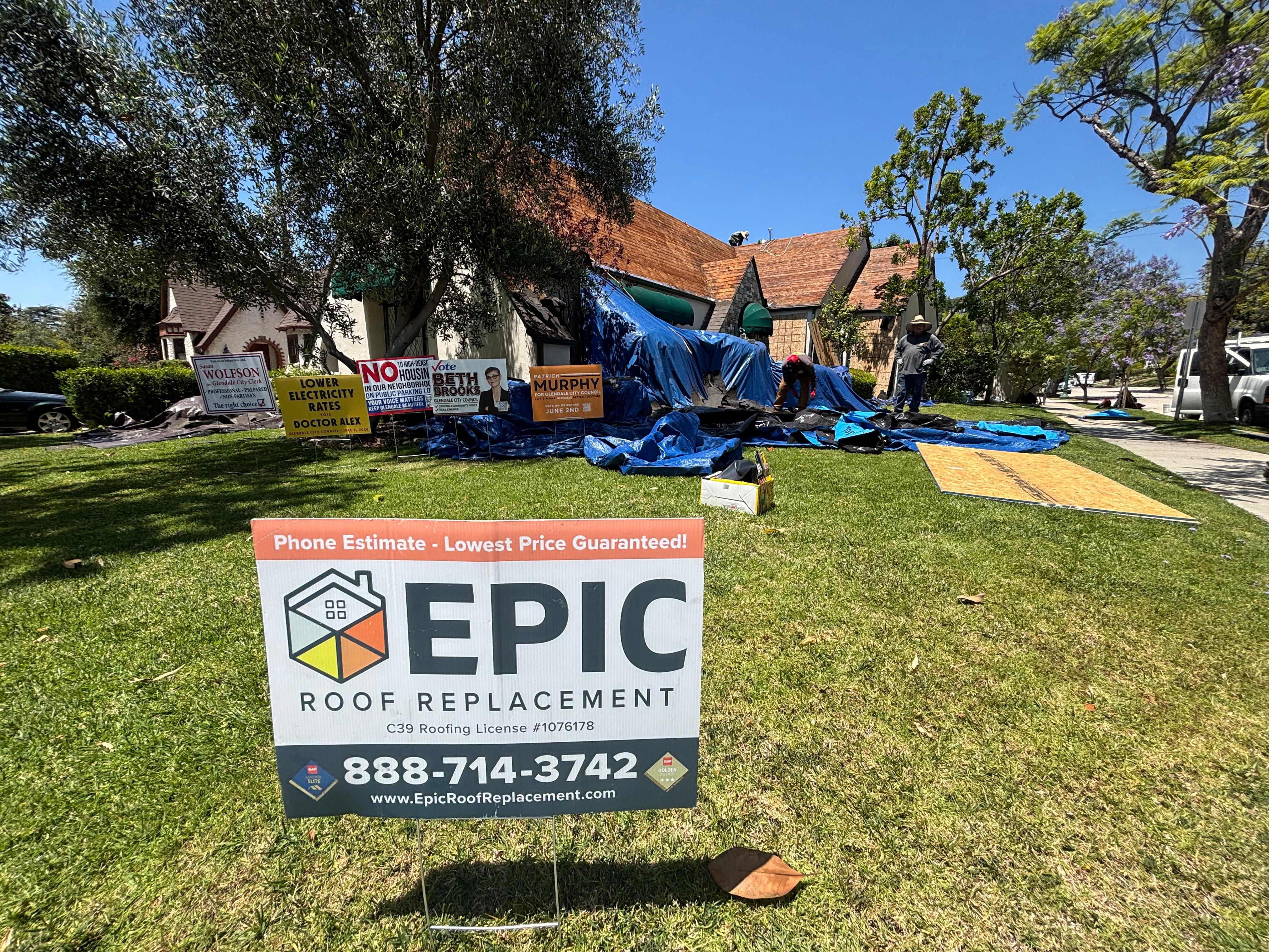 Roof Replacement - Glendale, CA 91207 by Epic Roof Replacement