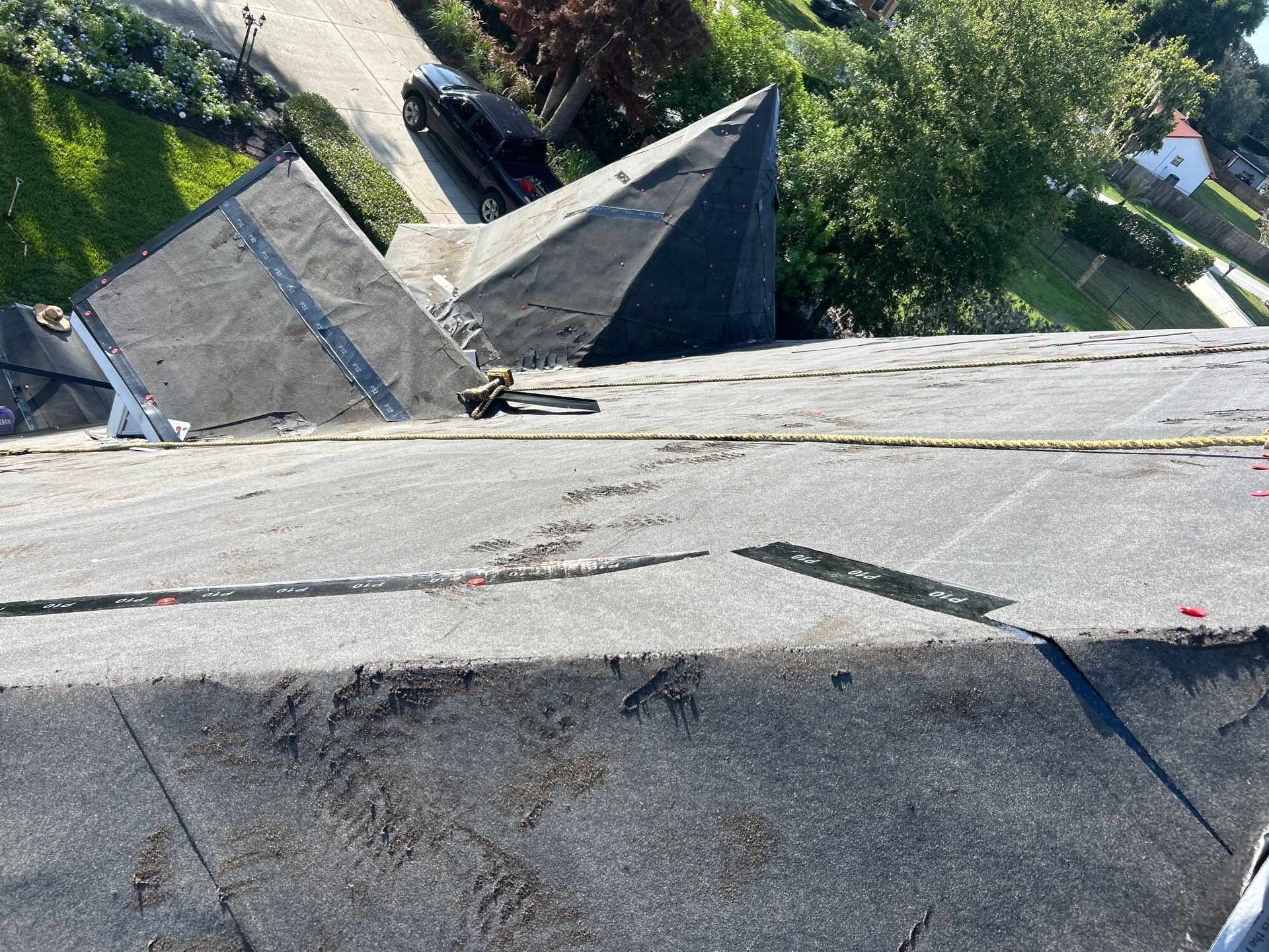 Residential Roofing Installation with Black Shadow Shingles in Clermont by Pinnacle Roofing Group