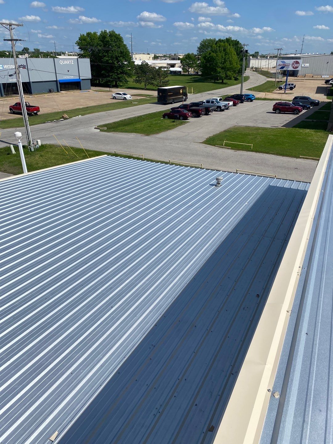 Metal Roof Project in Tulsa by Decor Roofing & Restoration
