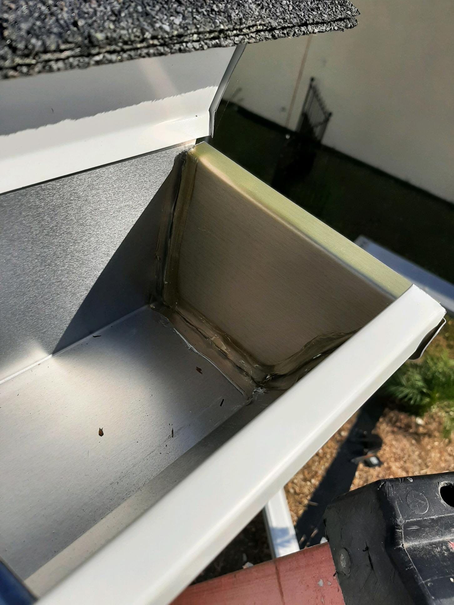 Seamless Gutter Installation using White K-Style Gutters by Gutter Professors