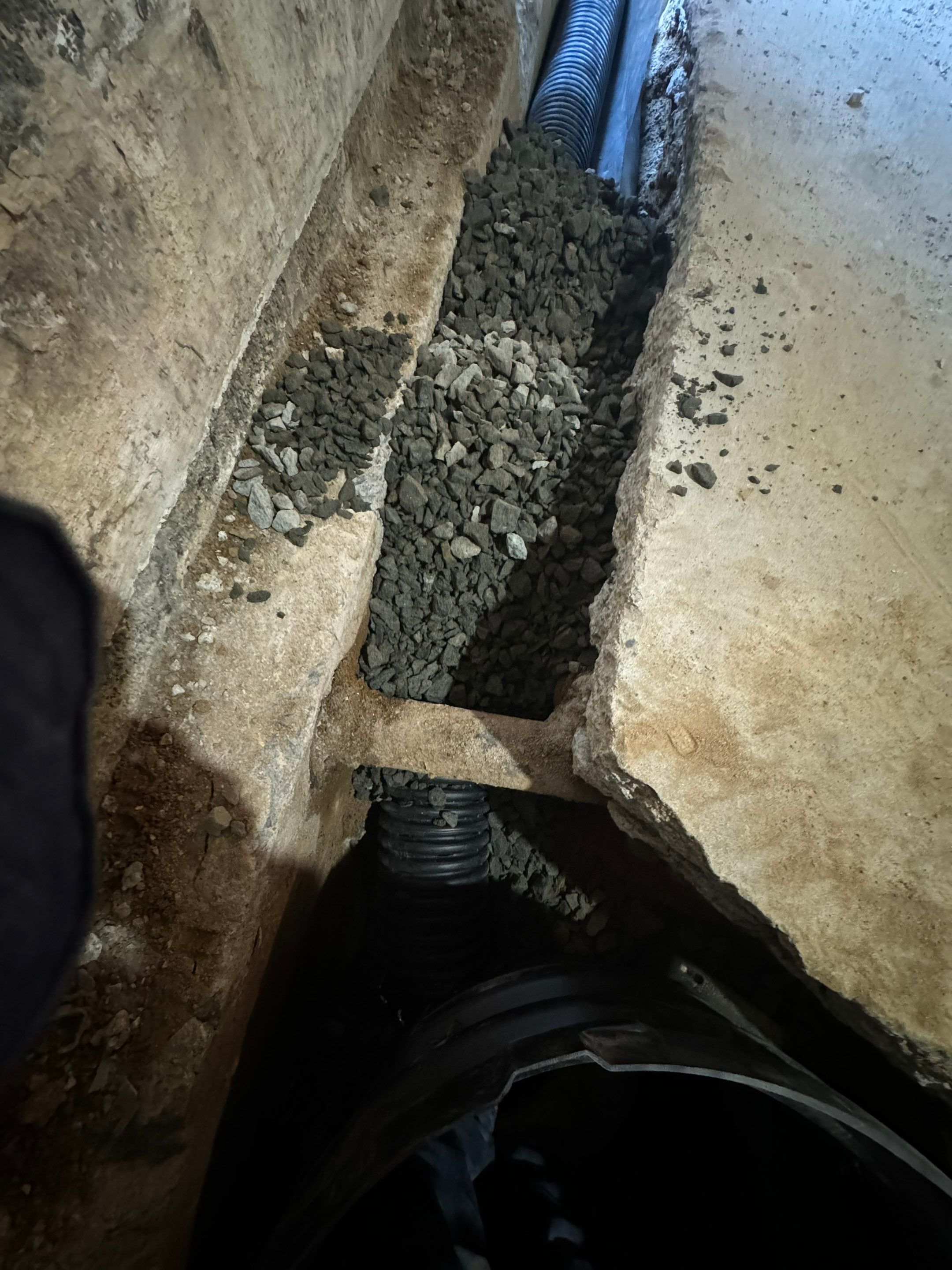 Interior French Drain Washington Township, NJ by Pure Service Pro, LLC 