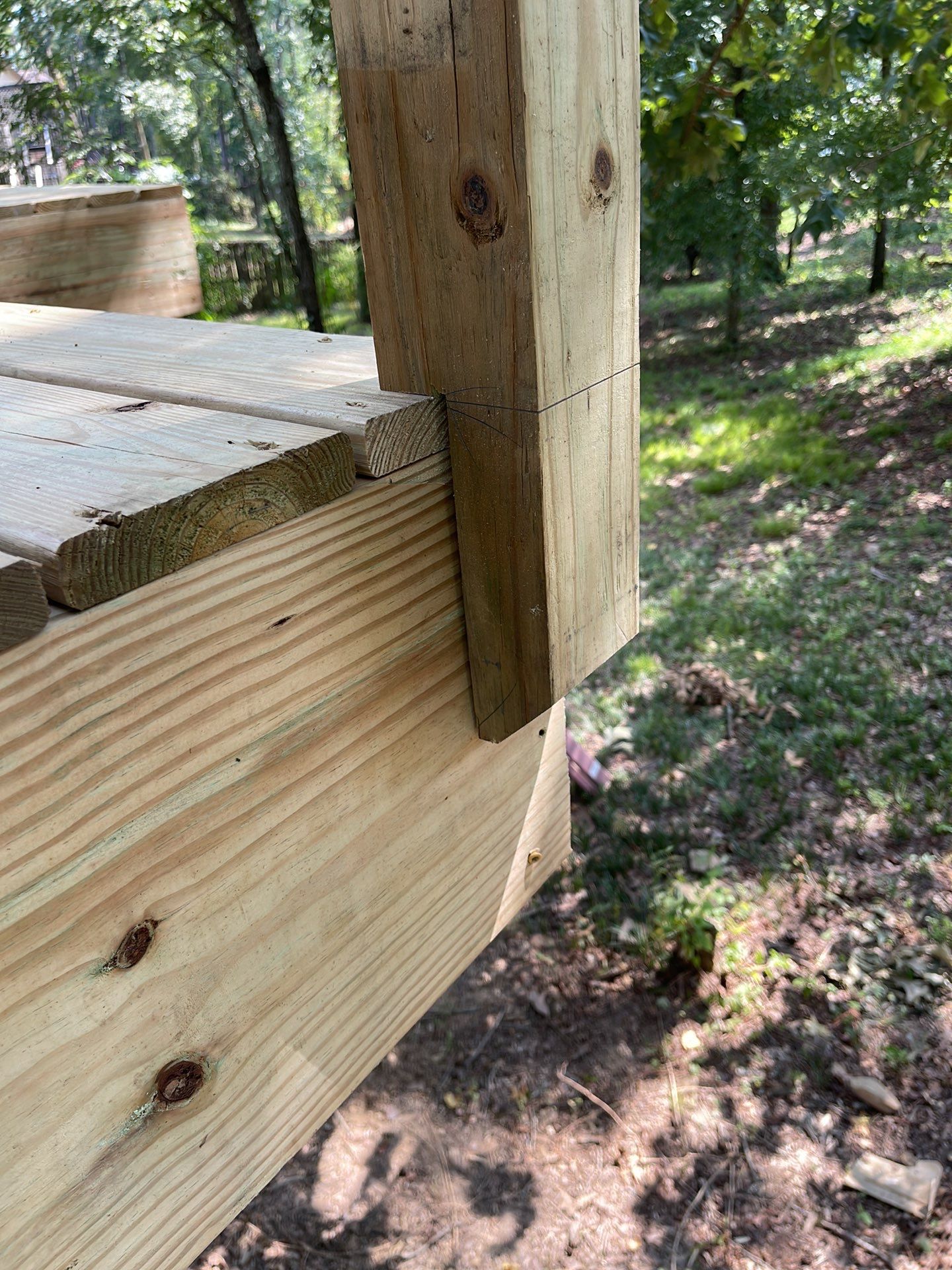 Russet Cove Circle - Deck Installation by Pillar and Pine