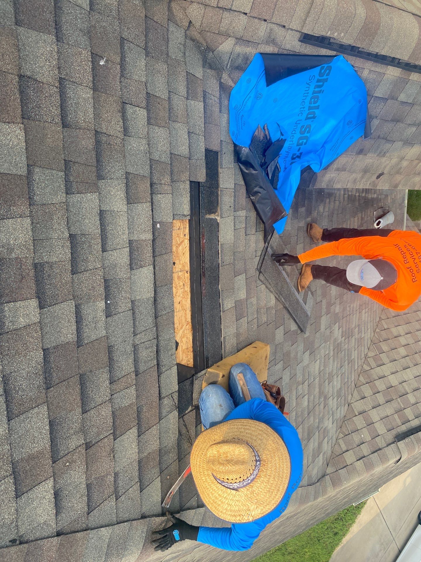 Residential Roofing Repair using Owen's Corning Duration (Lifetime) Shingles by Roof Repair Company
