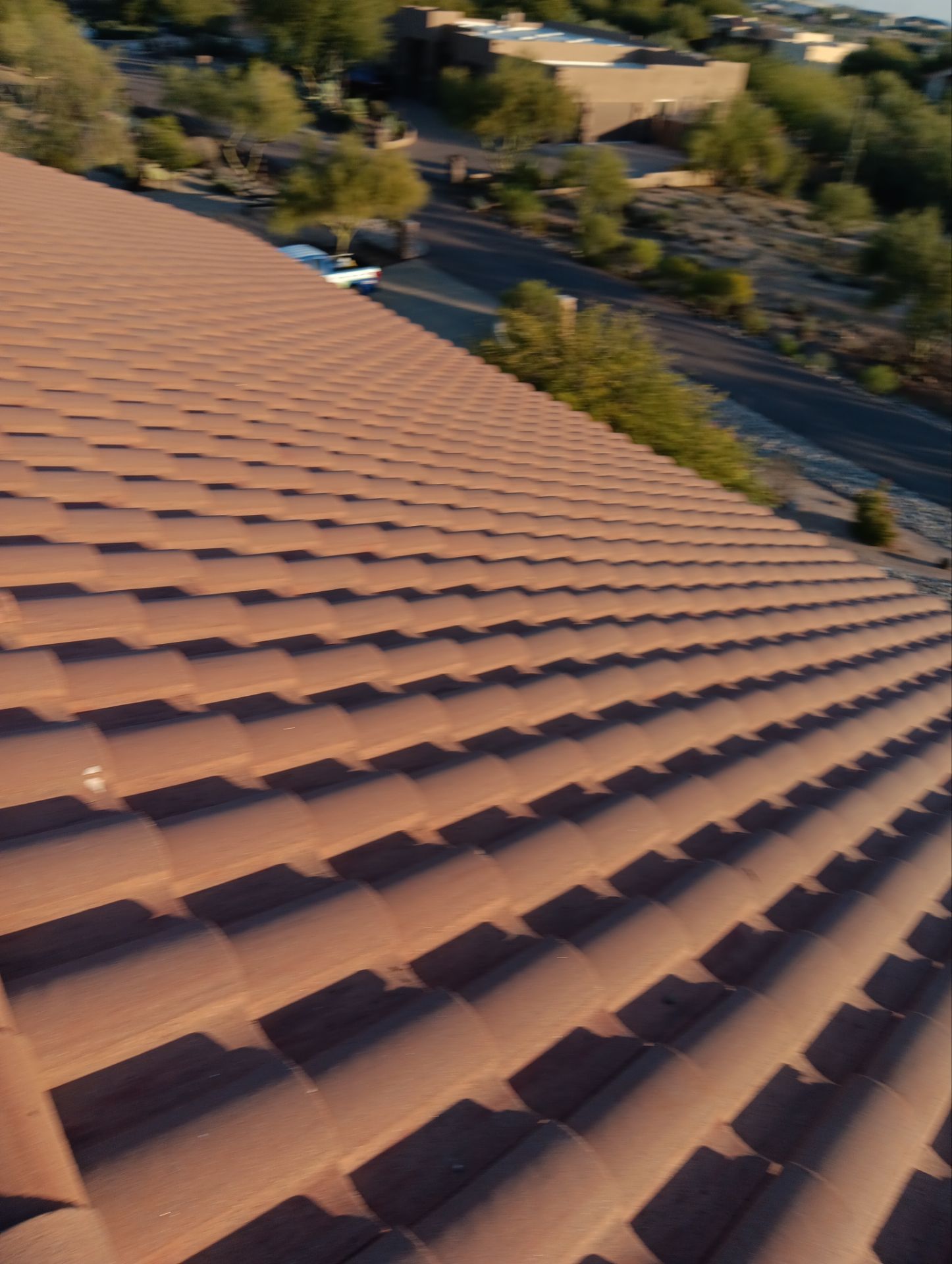 Terracotta Concrete Tiles by Reimagine Roofing