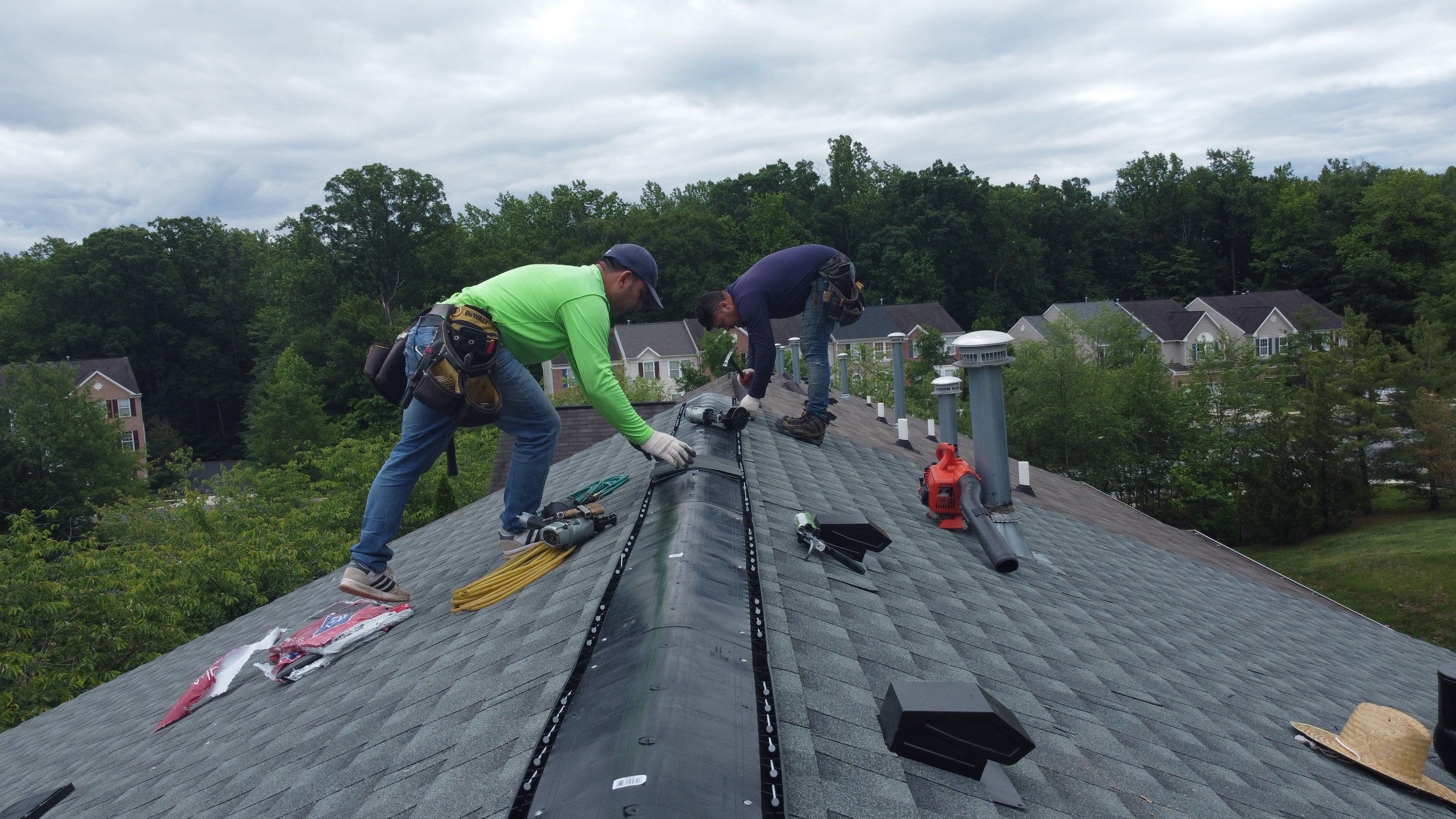 Residential Roofing Installation using GAF Timberline HDZ by Matter Roofing & Construction