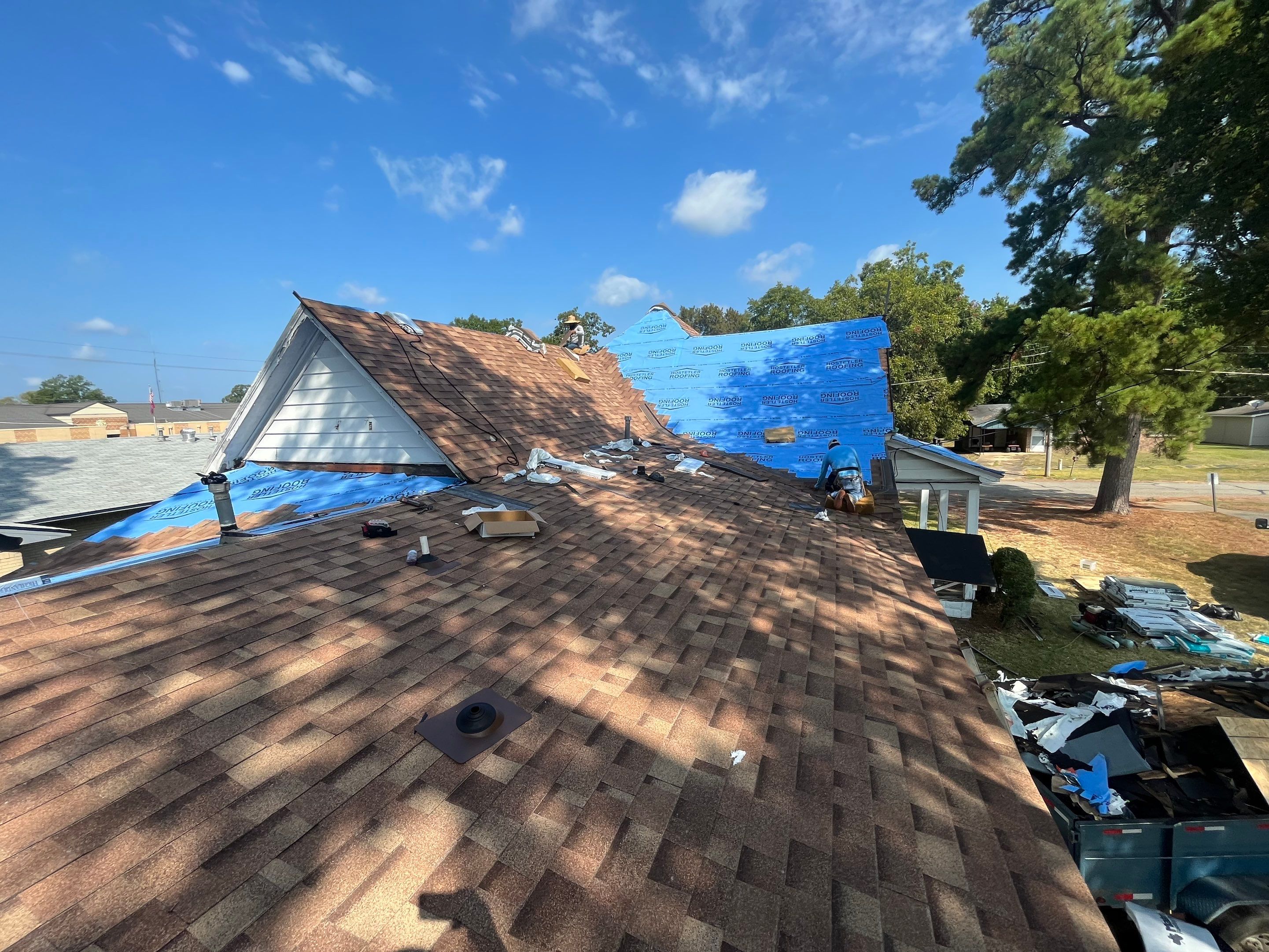Residential Shingle Reroof using Malarkey Highlander by Hostetler Roofing