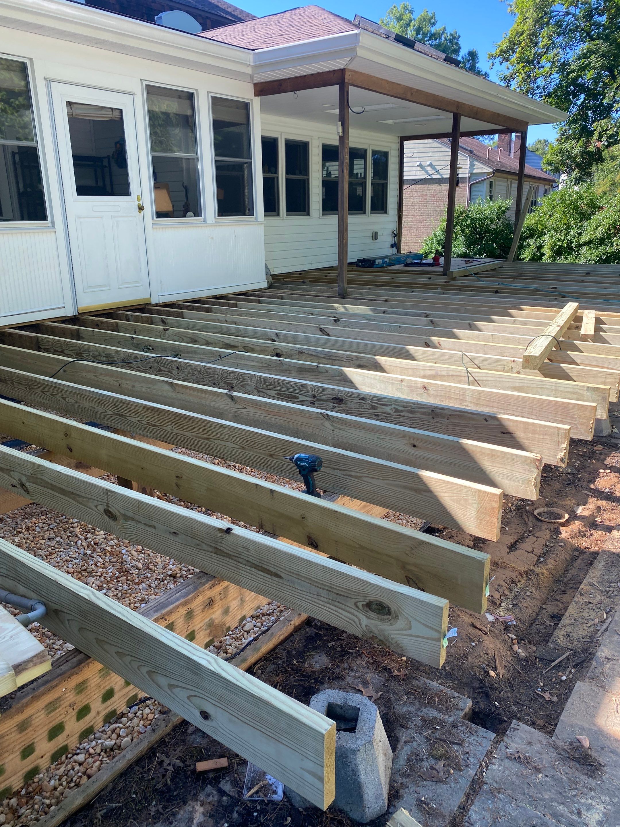 Deck Transformation using Timbertech & Azek by The Smet Companies, LLC