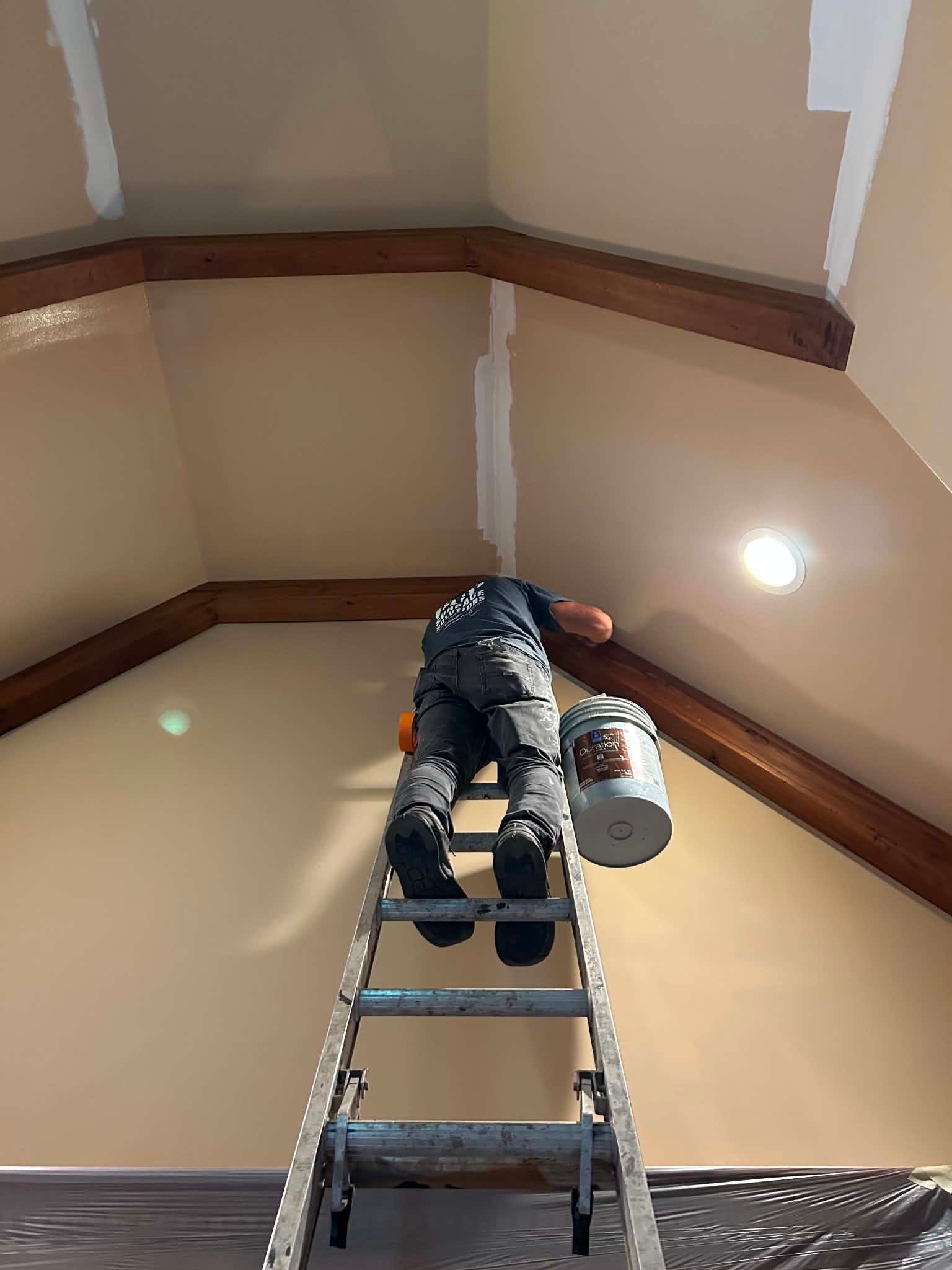 Interior Ceiling Painting & Drywall Repairs by PGP Surface Solutions, LLC