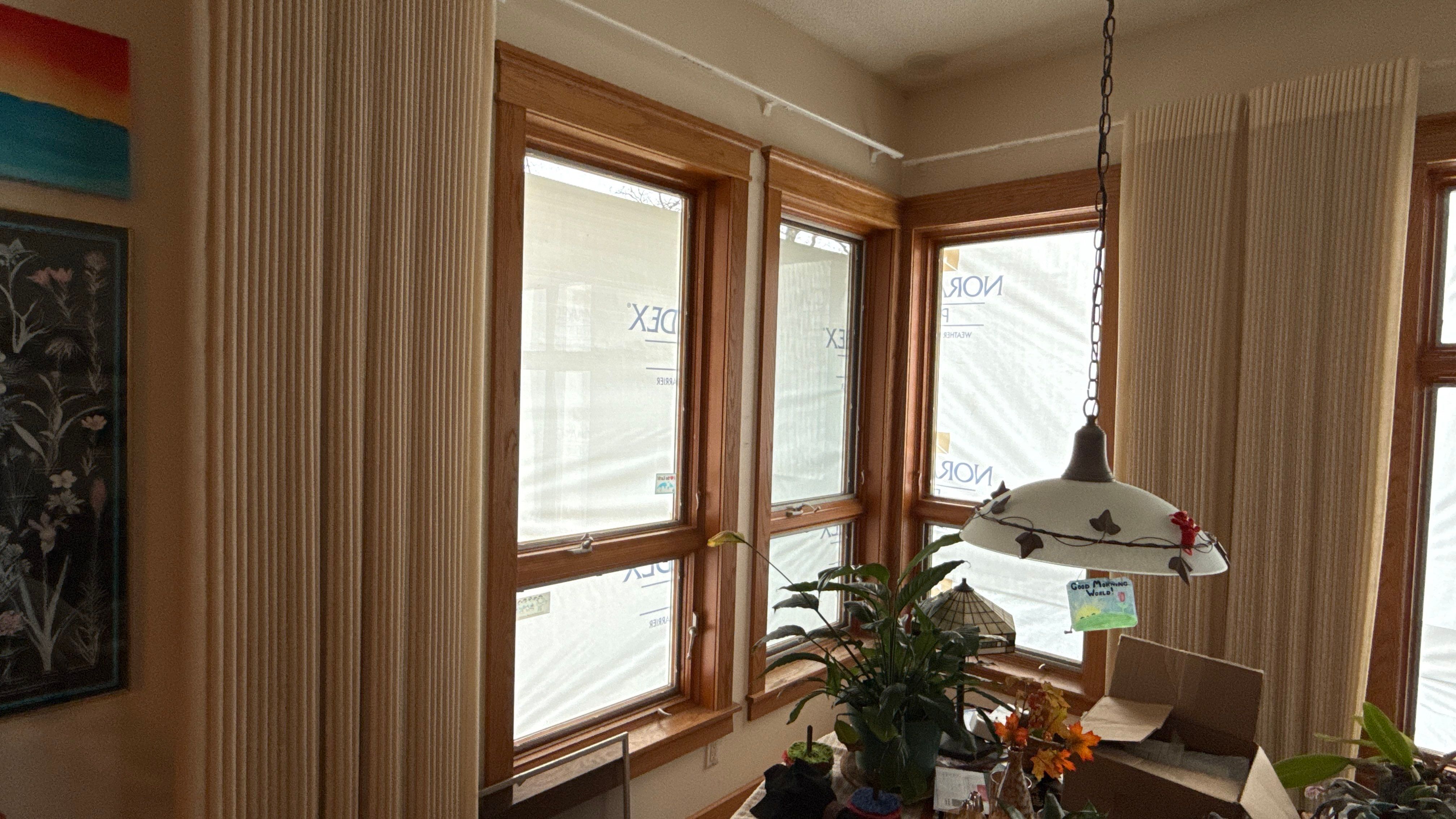 A Clean Window Upgrade Ready for New Siding with Pella Lifestyle Series by United Windows and Siding LLC