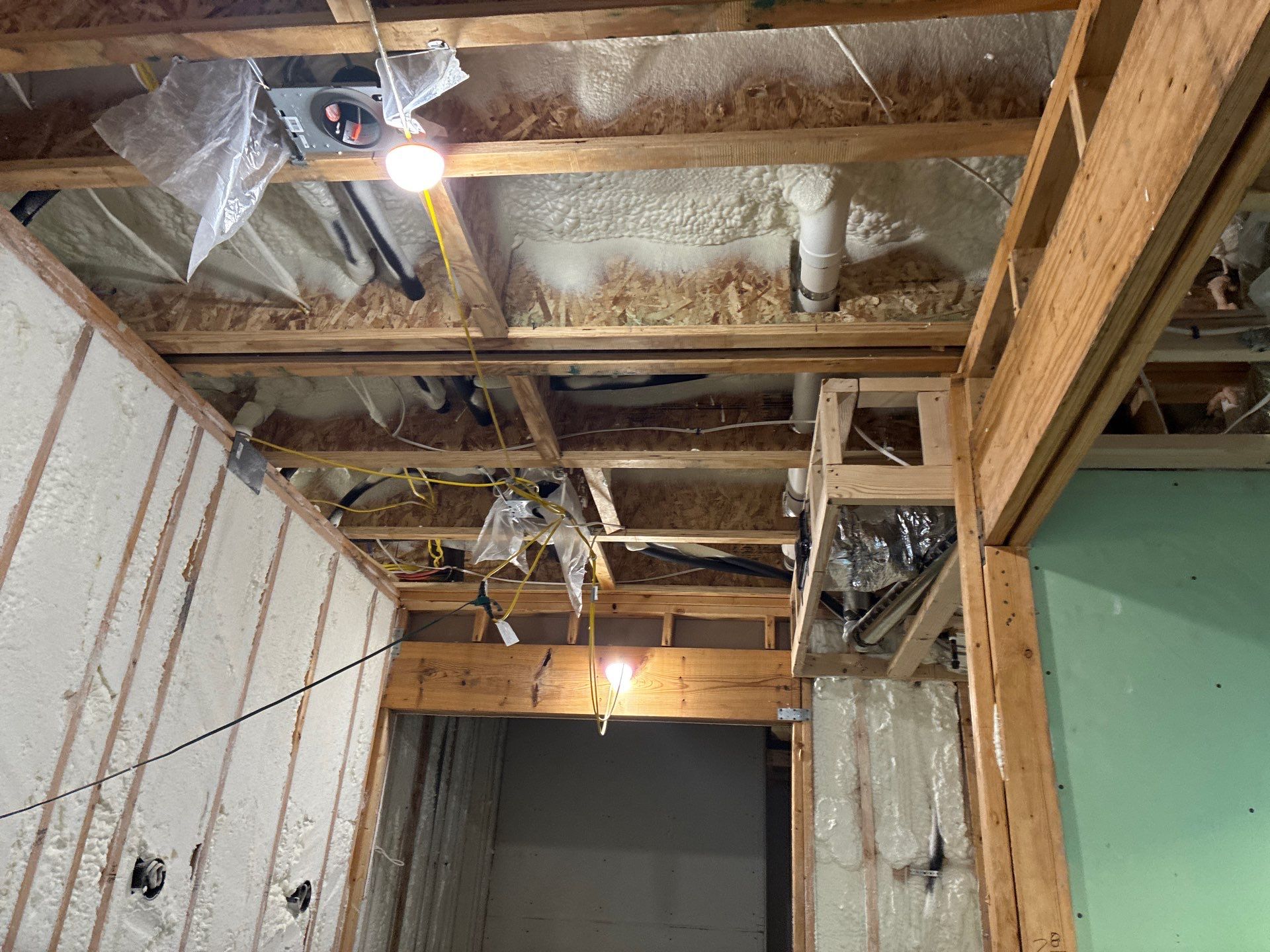 Fully encapsulated Dallas custom home  by Apex Insulation Solutions