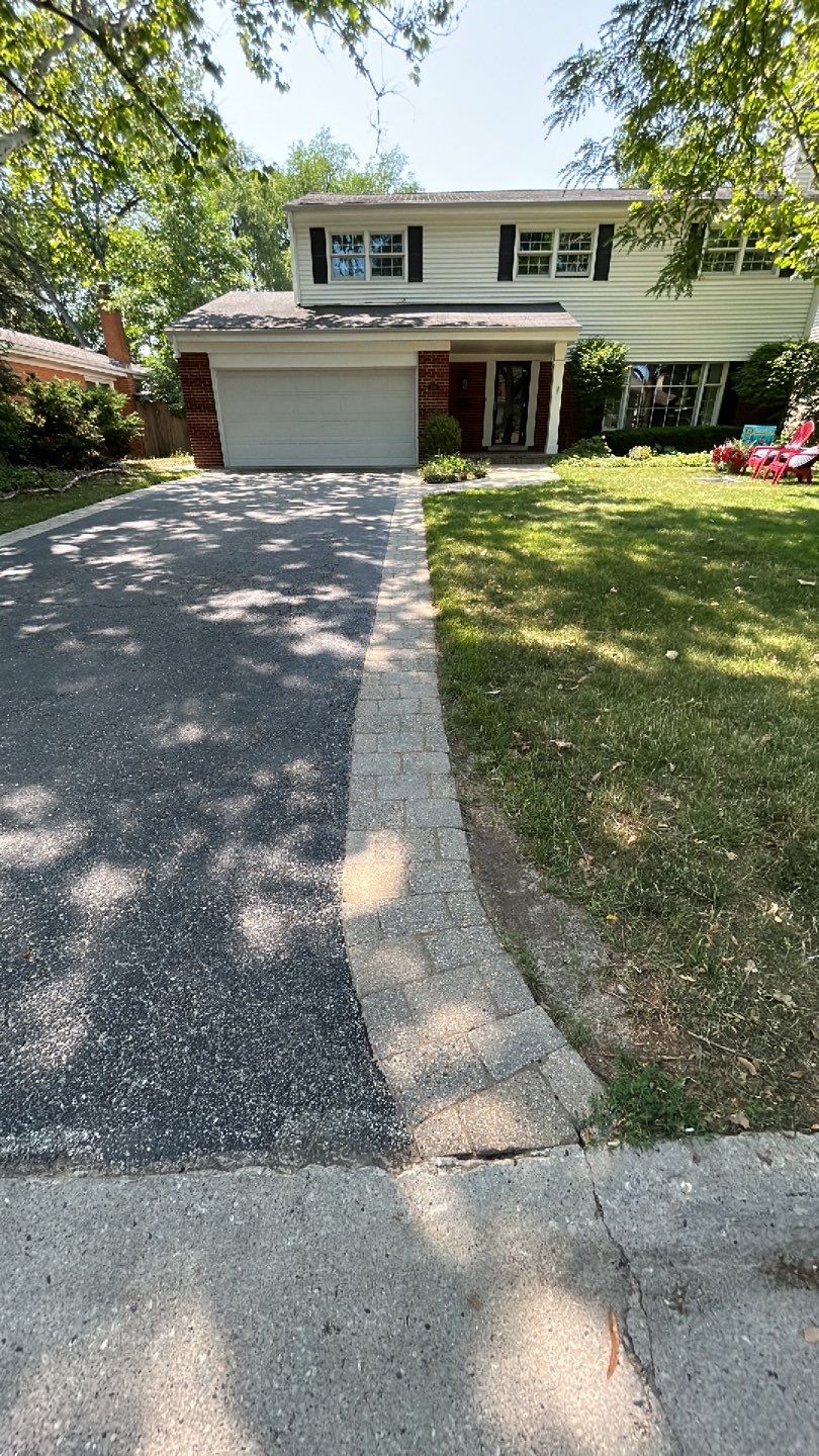 Brick paver clean, sand and seal.  using Surebond SB-1300 by Northern Power Washing LLC.