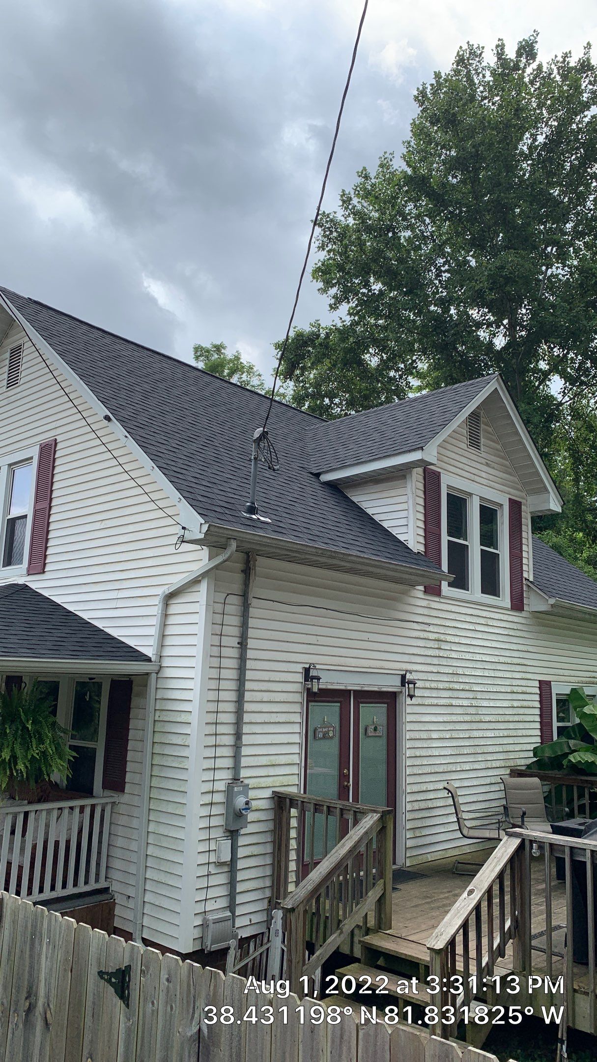 Residential Roofing Installation using Certainteed Landmark Shingles Moire Black Color by Secure Construction Company Inc