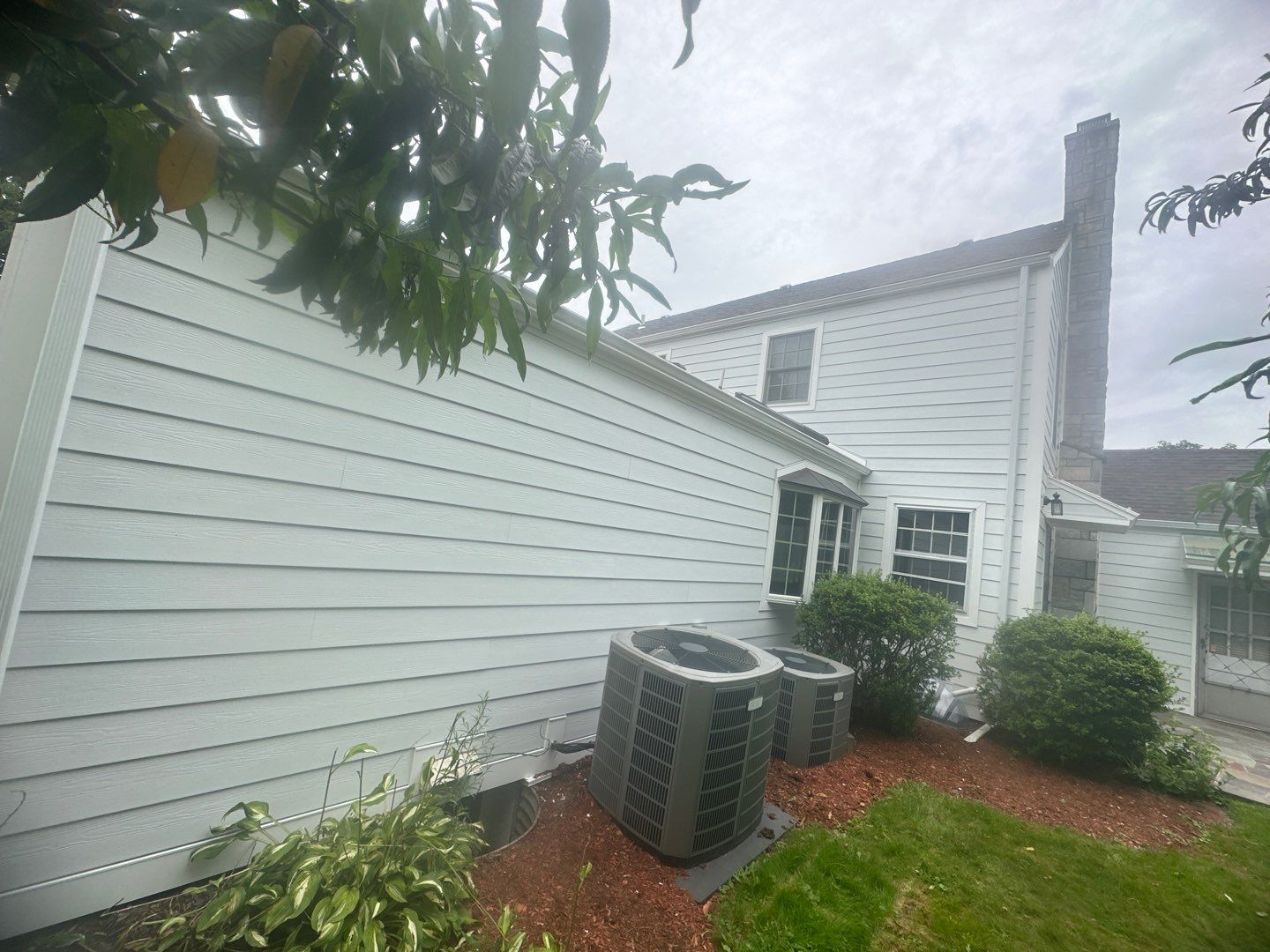 Siding Installation using Hardie Plank Artic white by A Plus Exterior