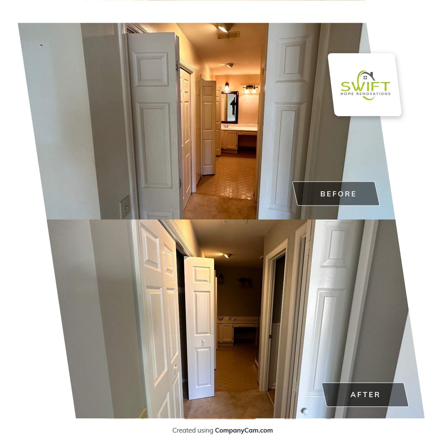 Comprehensive Interior Painting Refresh in Atlanta by Swift Home Renovations