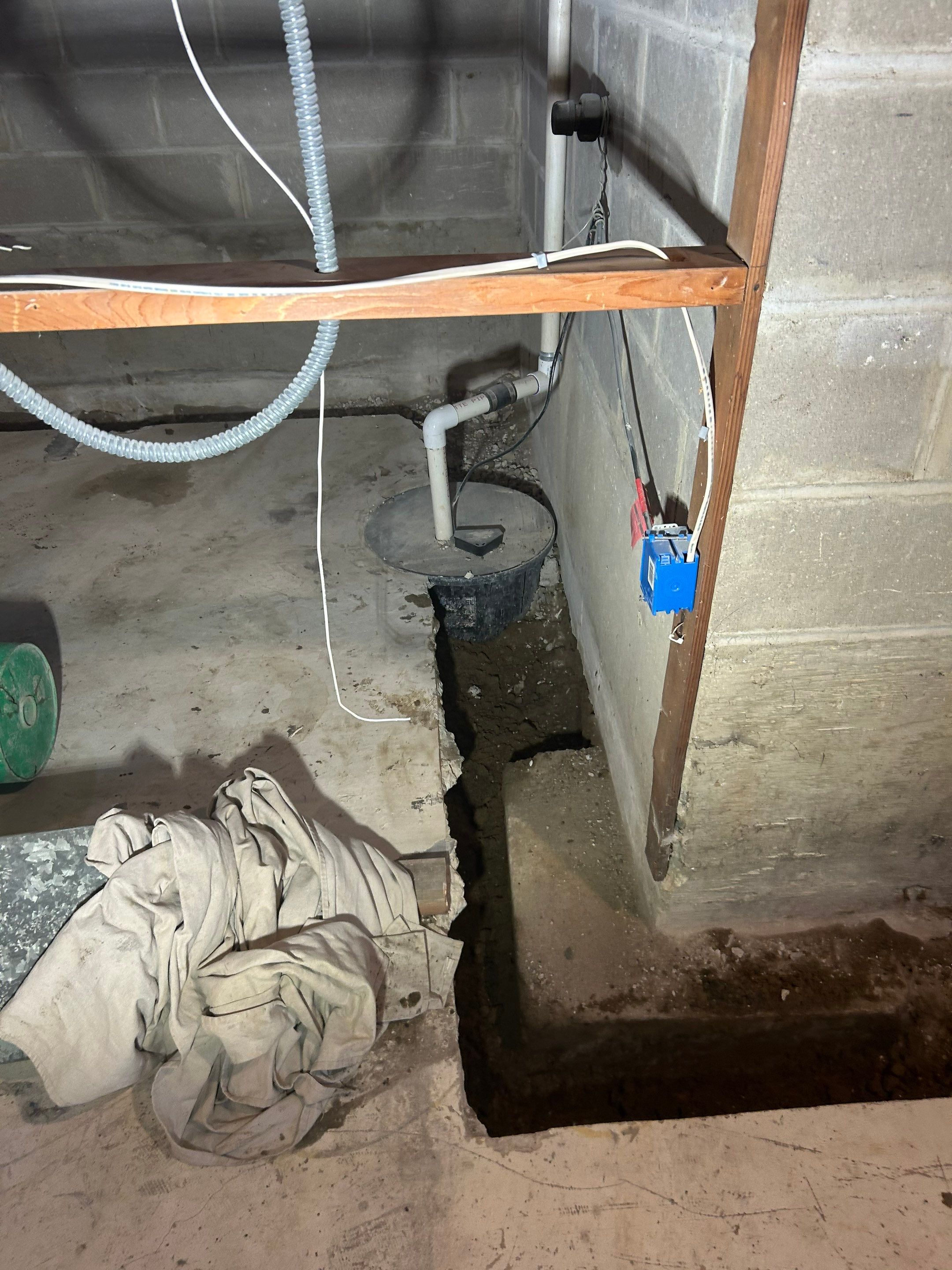 Drain tile for a General Contractor Partner by Waterproofing Northeast