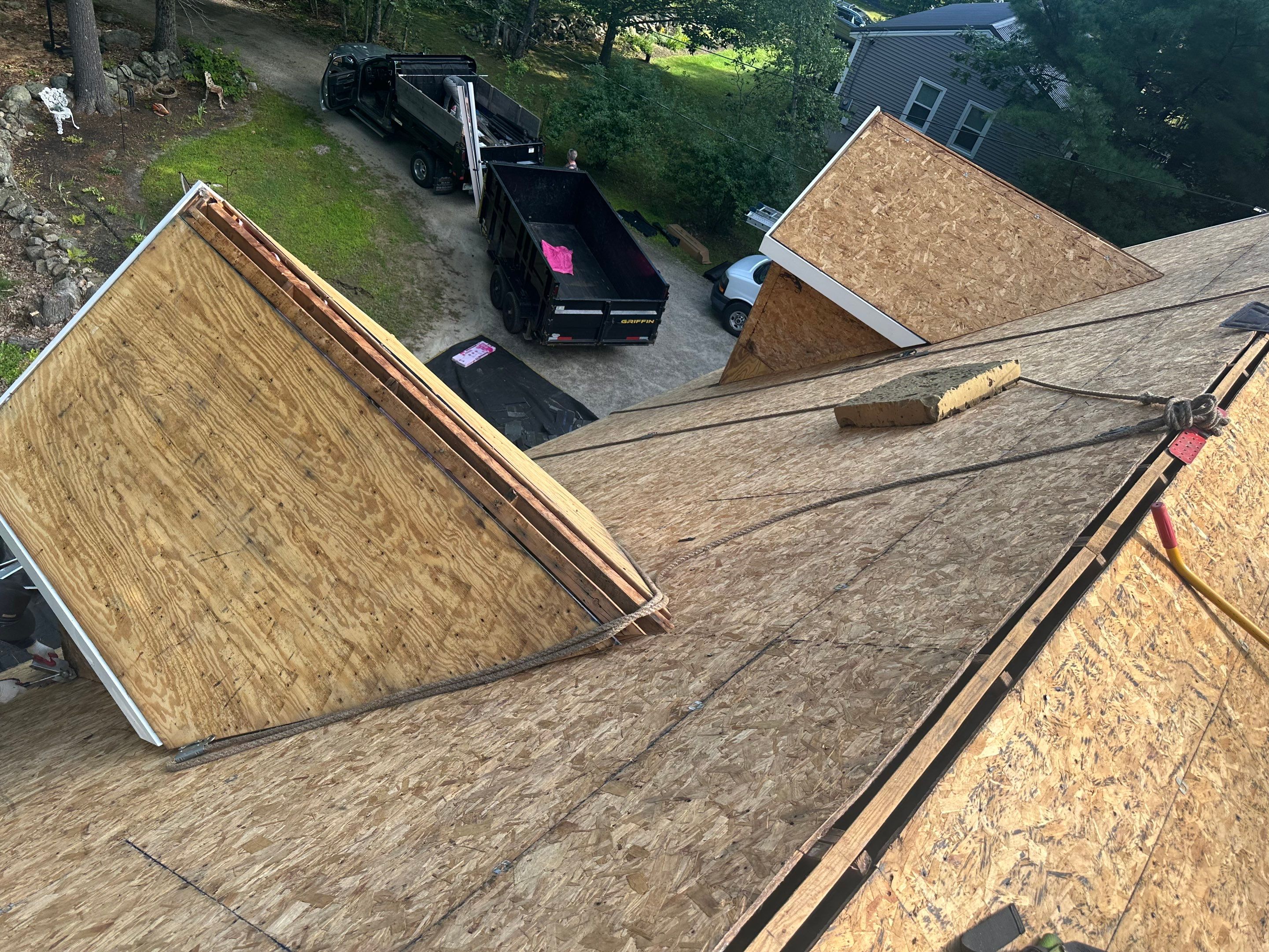 🏠 Another New Asphalt Roof CRUSHED in Northwood, NH! 🔨🌲 by Tall pine roofing